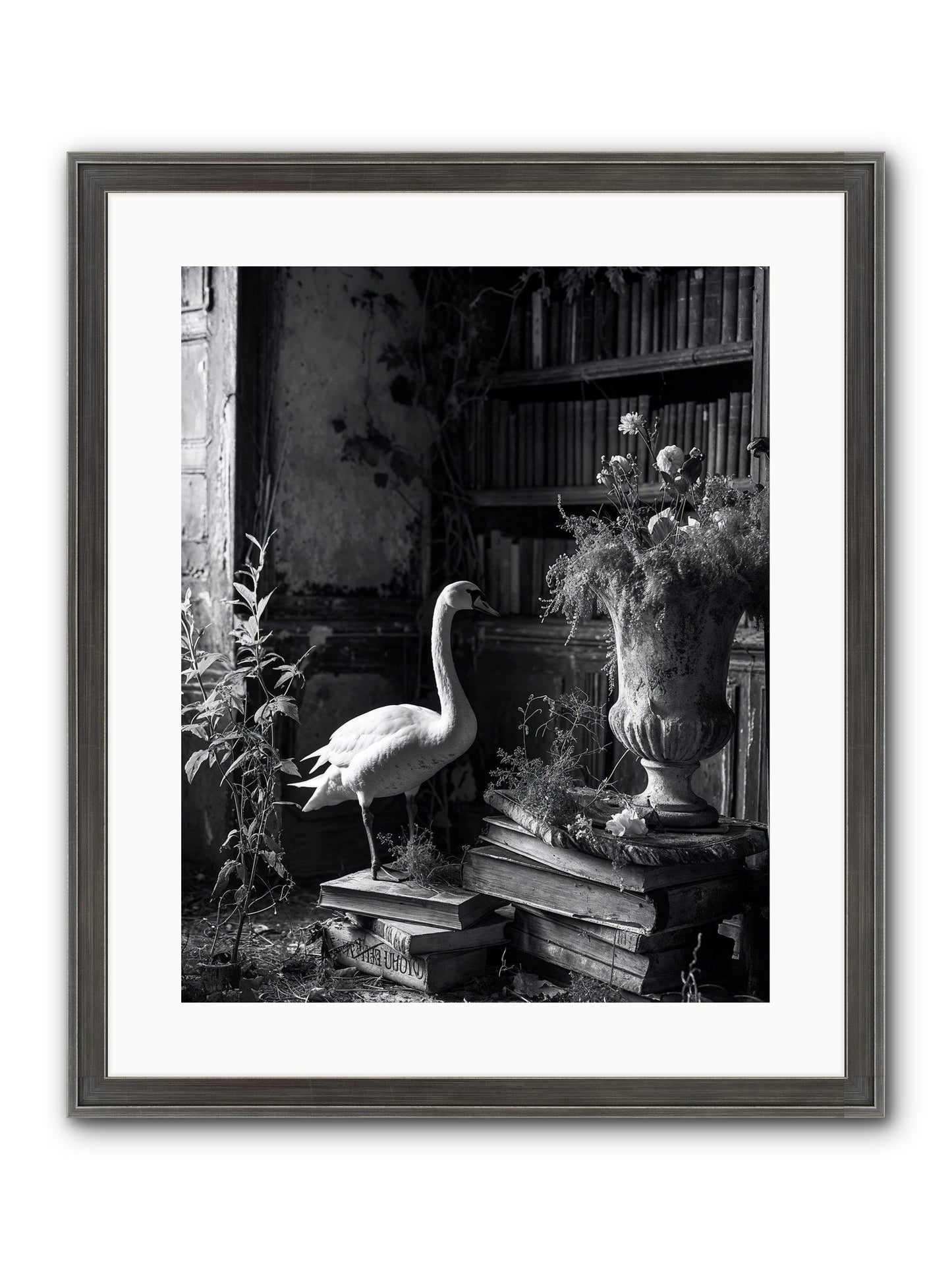 Of The Glen Framed Print - Slimwoods Black/Silver 16x20