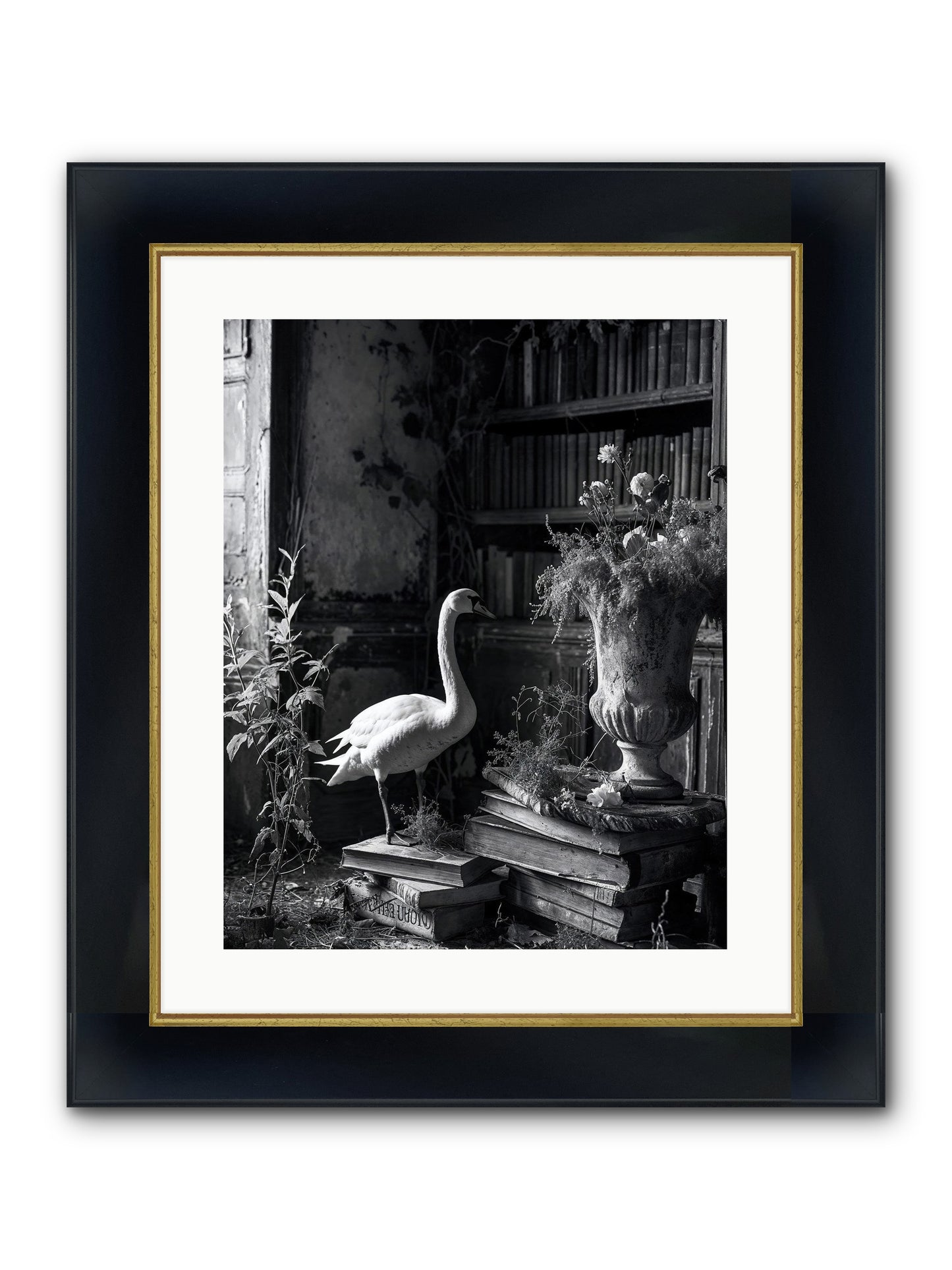 Of The Glen Framed Print - Wide Black w/Gold 16x20