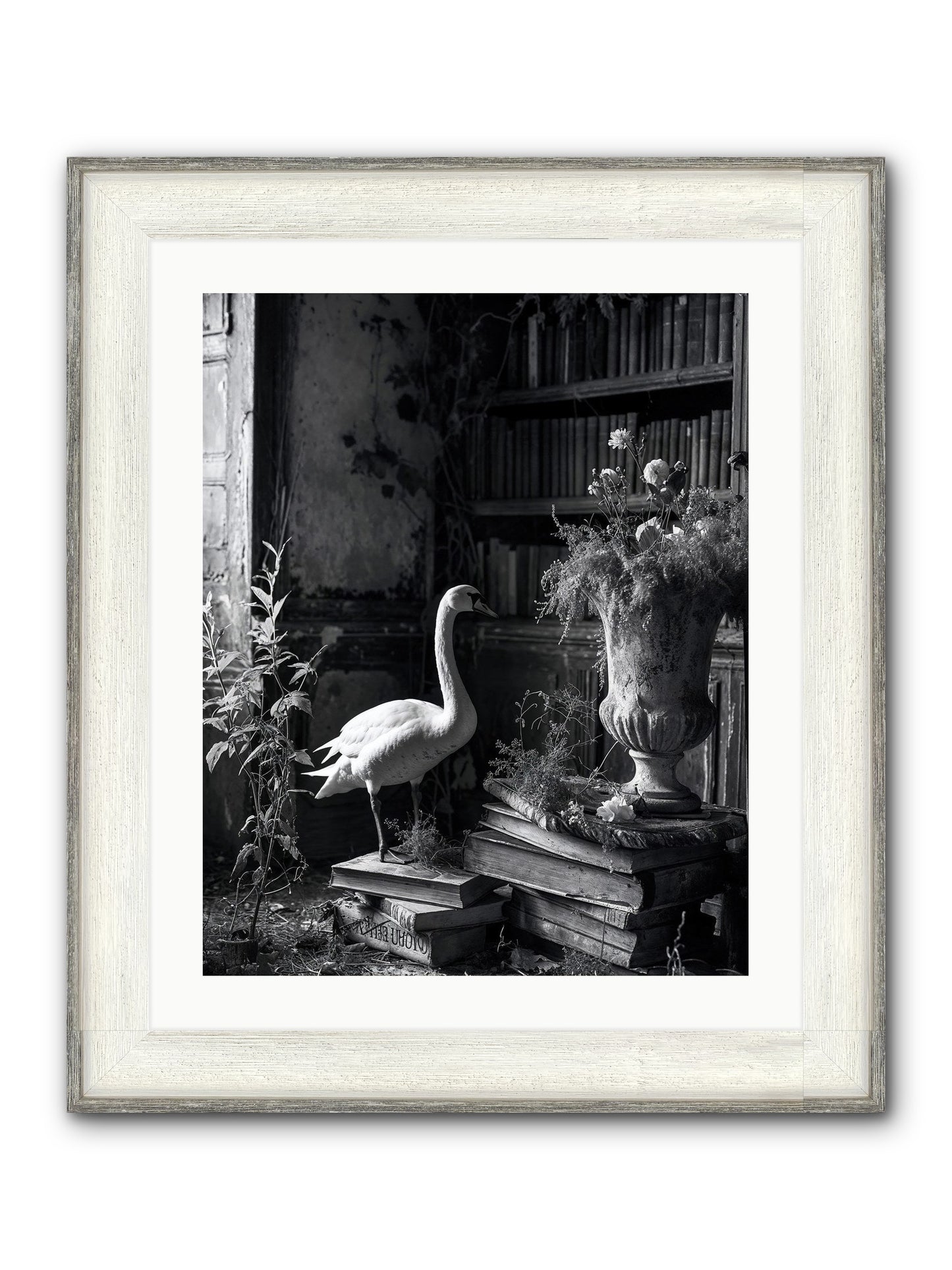 Of The Glen Framed Print - Driftwood White 20x25