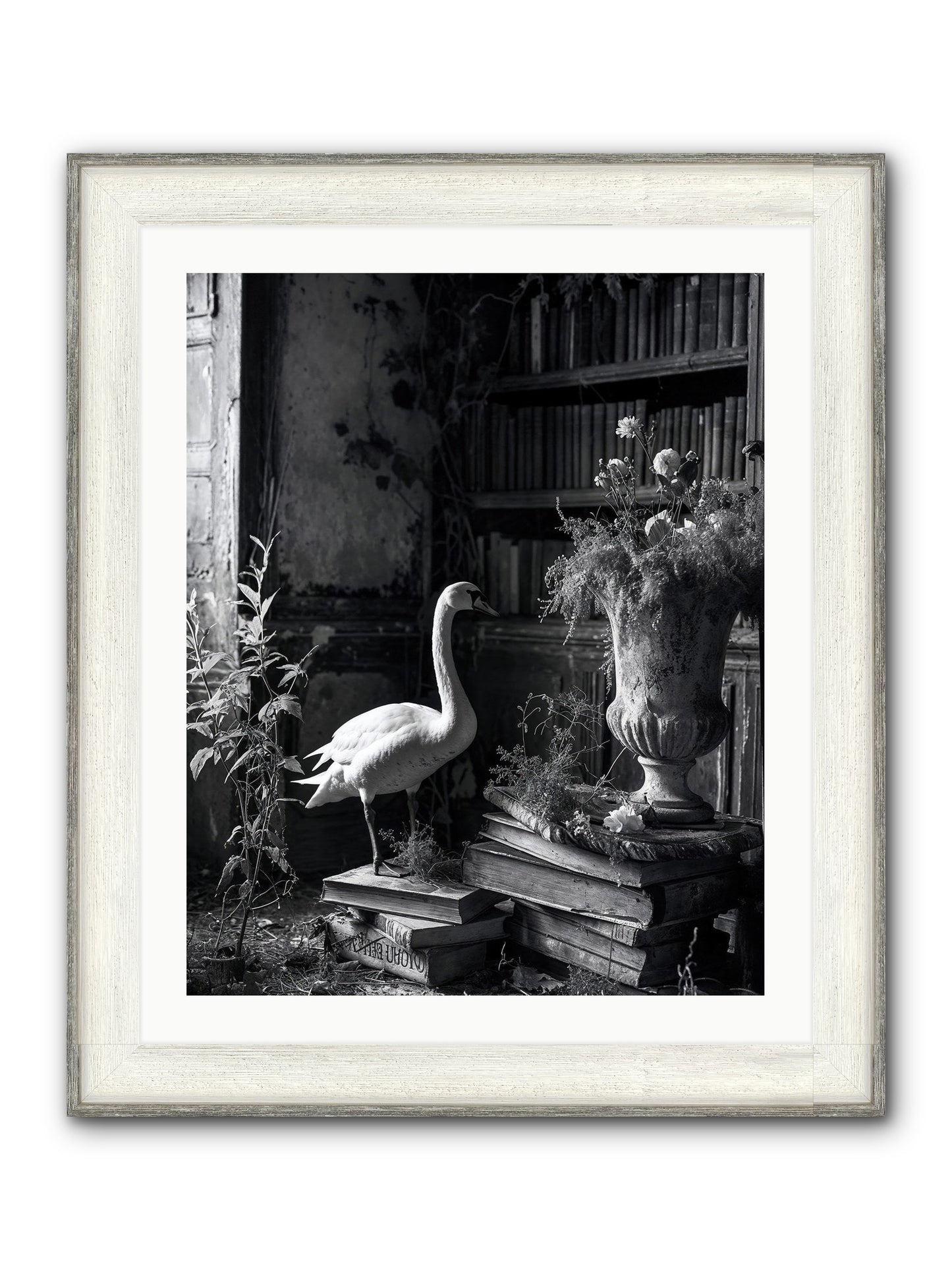 Of The Glen Framed Print - Driftwood White 24x30