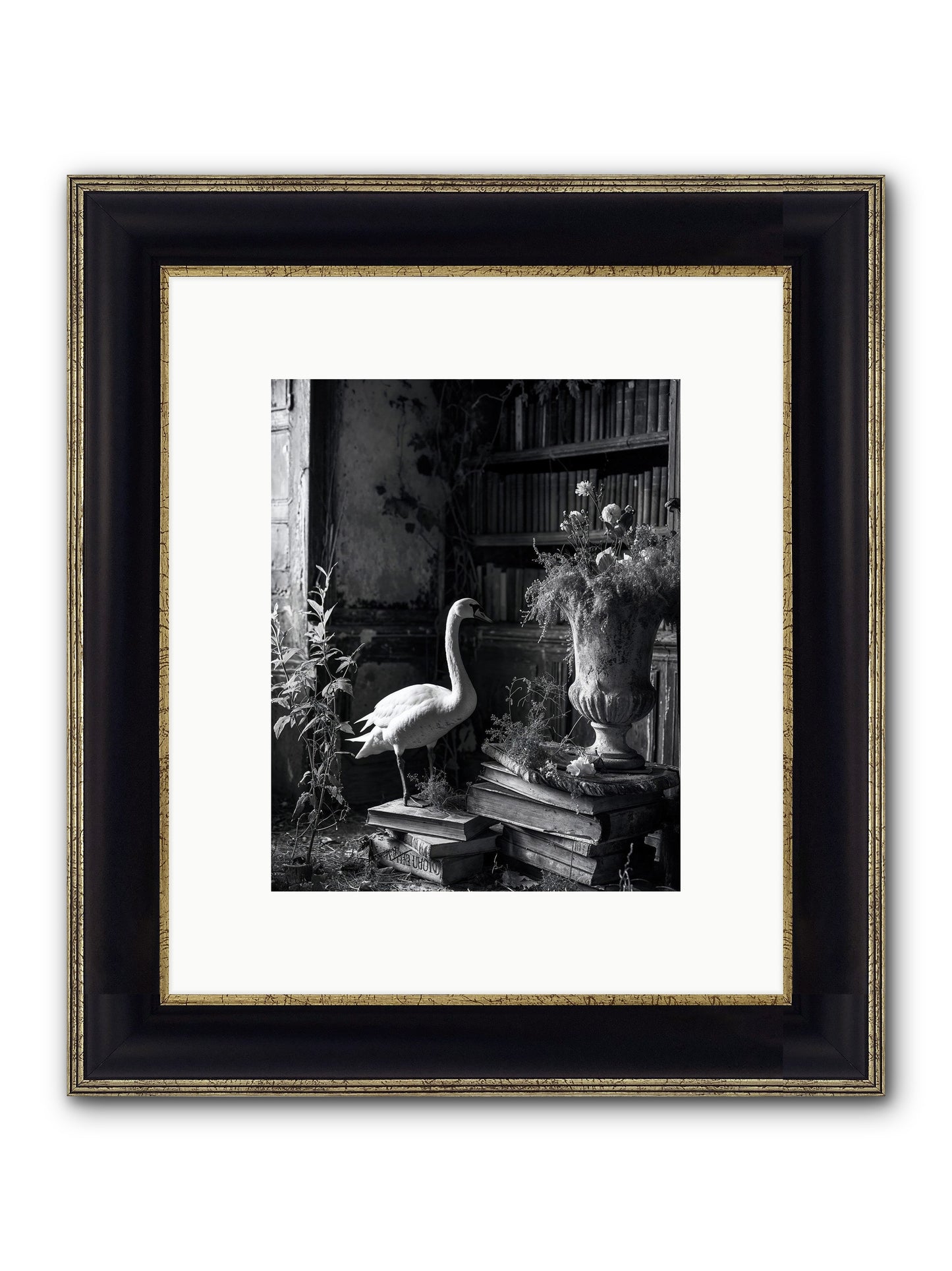 Of The Glen Framed Print - Black & Gold 8x10