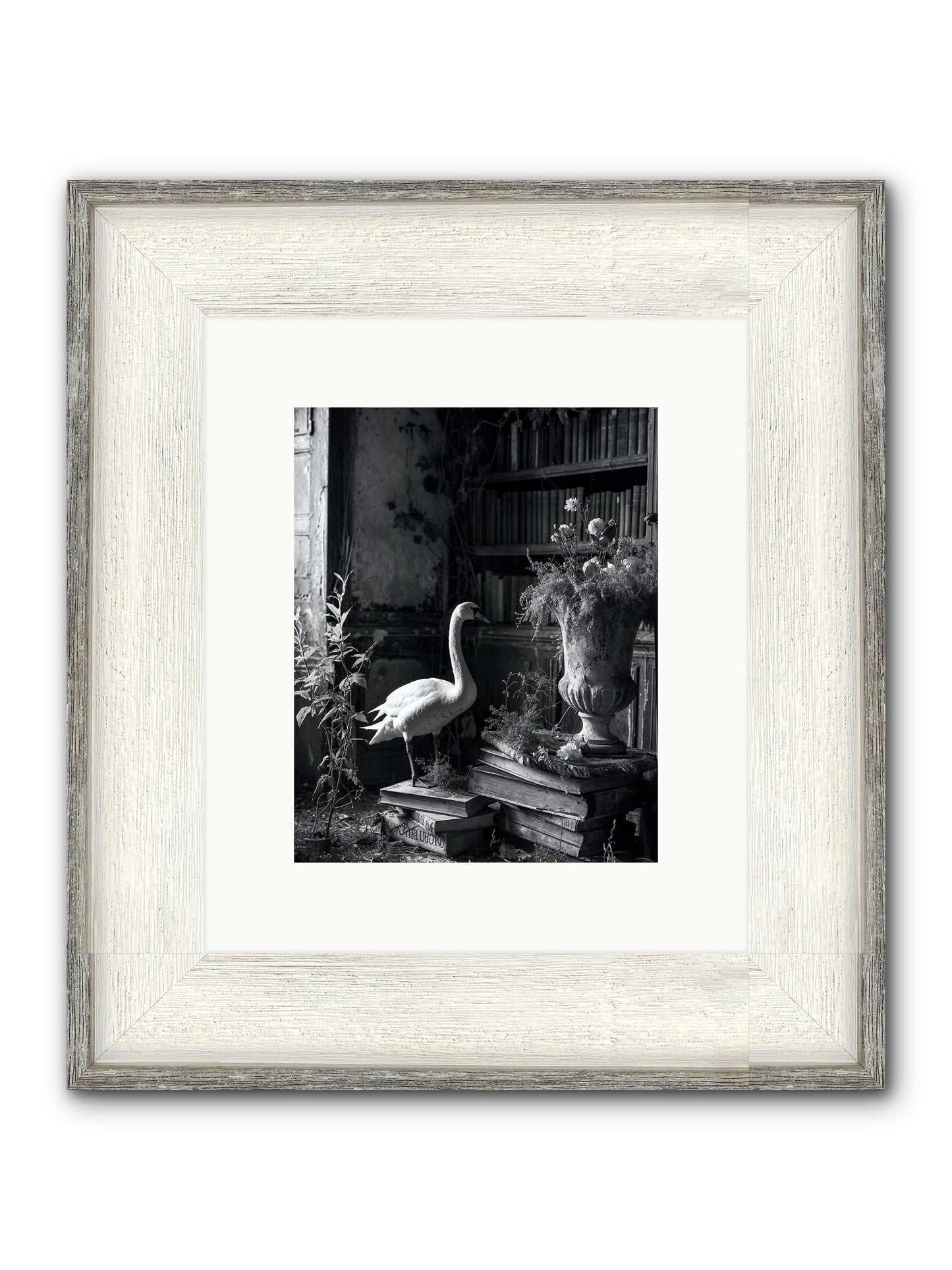 Of The Glen Framed Print - Driftwood White 8x10