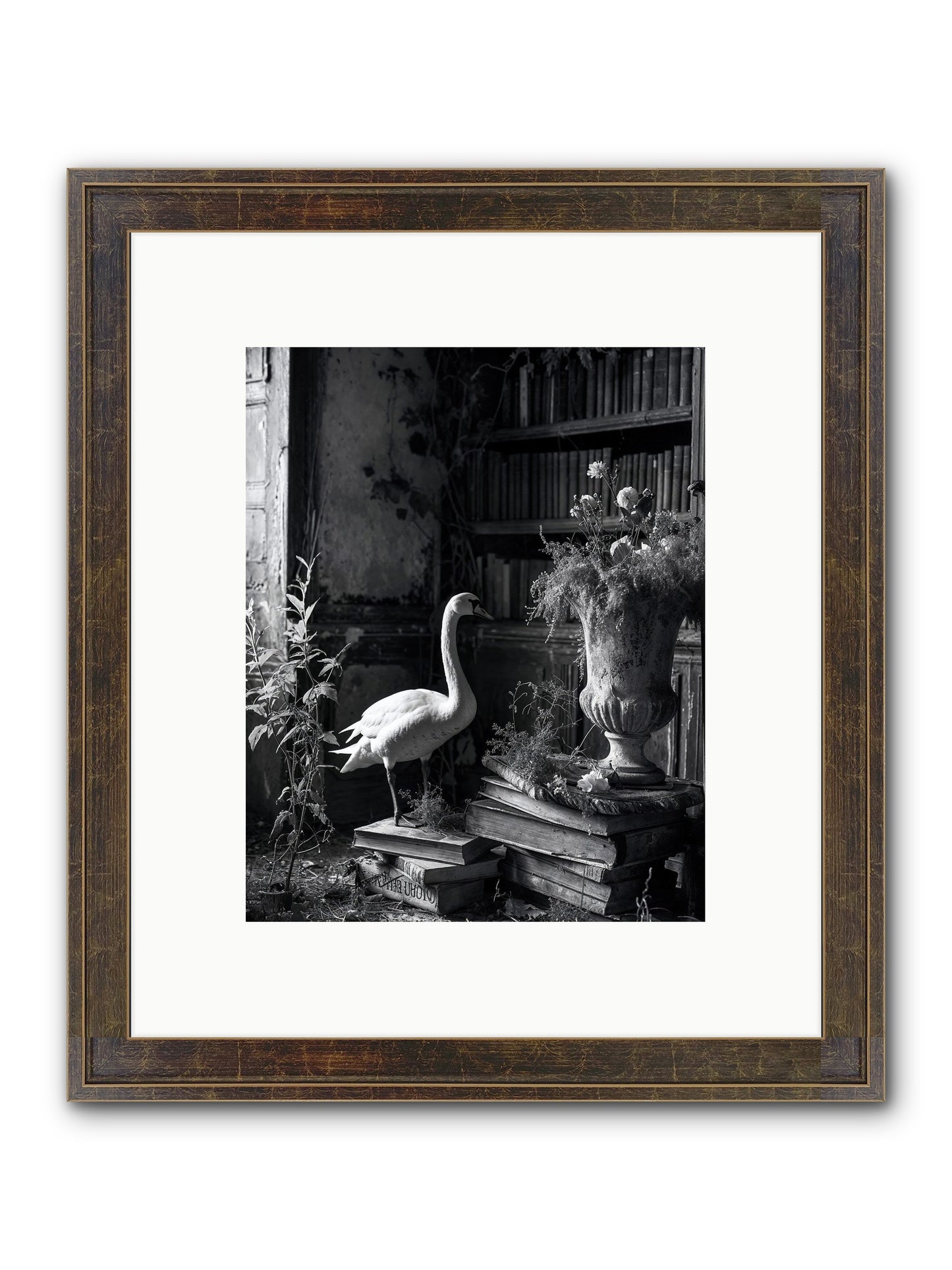 Of The Glen Framed Print - Slimwoods Black/Gold 8x10