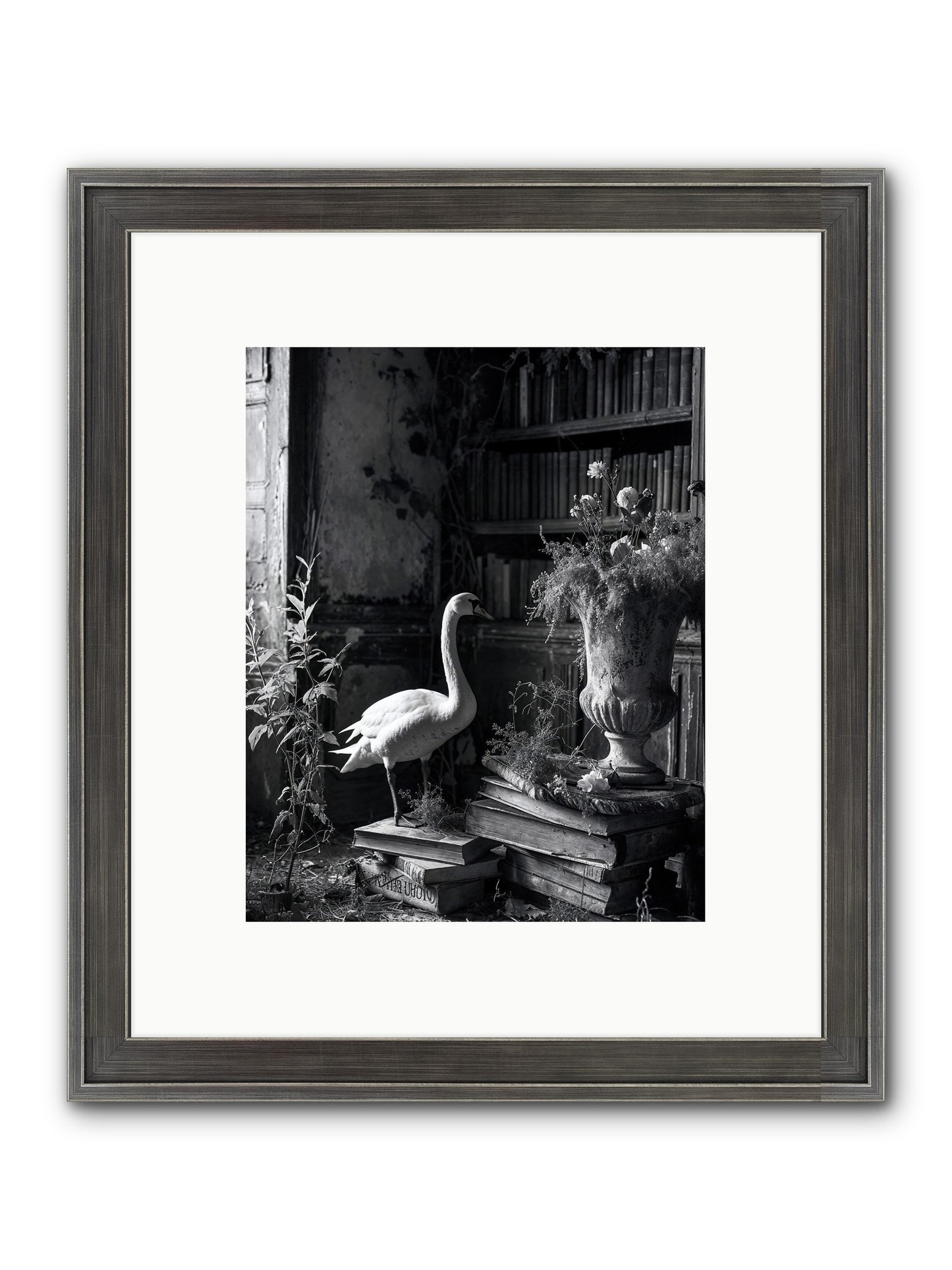 Of The Glen Framed Print - Slimwoods Black/Silver 8x10
