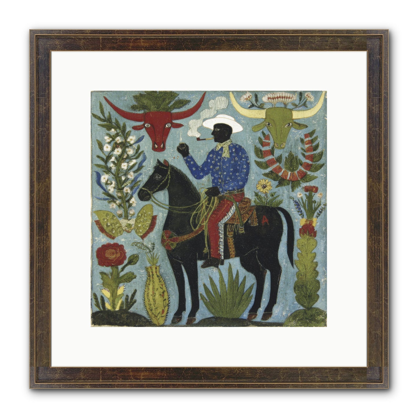 Olive Grove Agenda Framed Print - Slimwoods Black/Gold 12x12