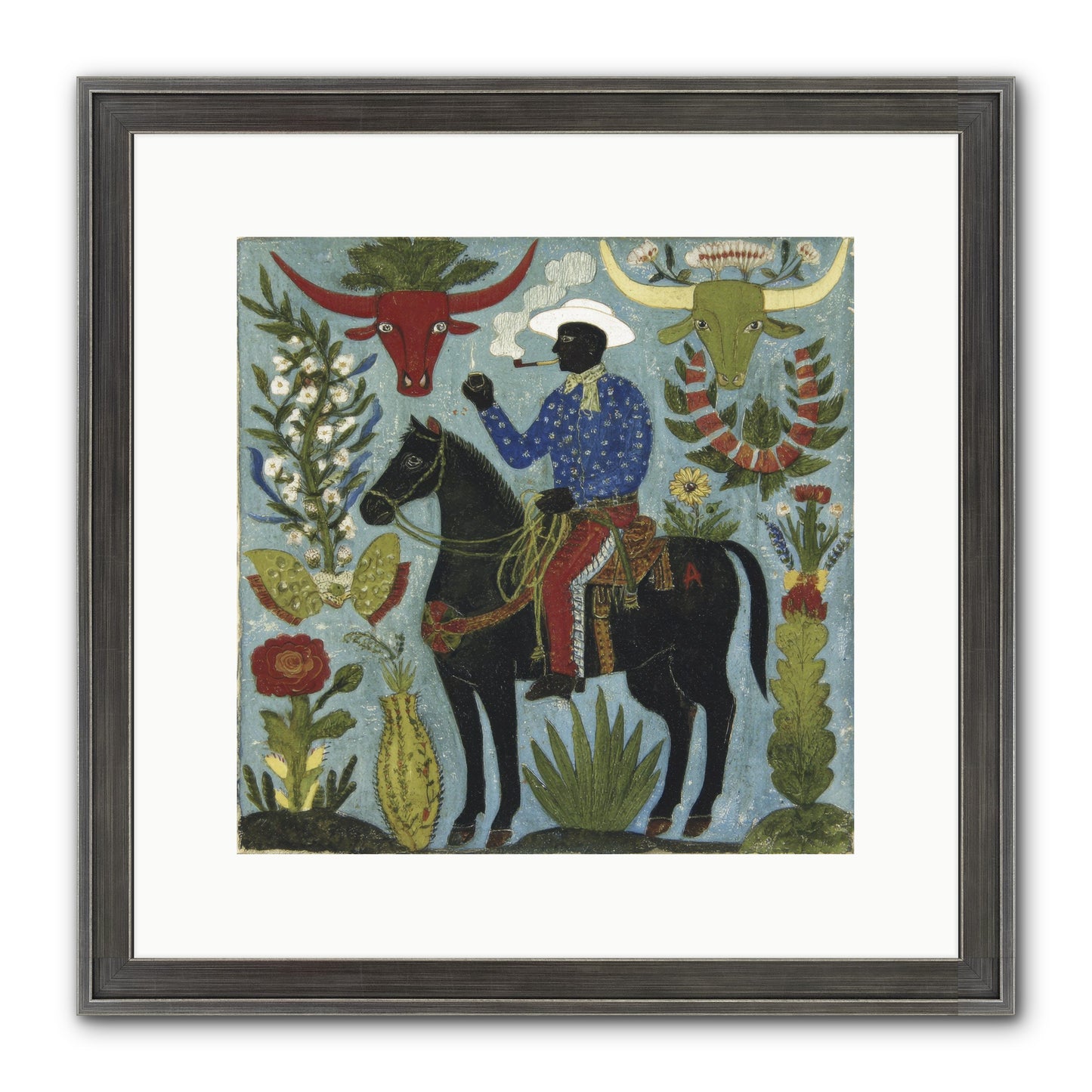 Olive Grove Agenda Framed Print - Slimwoods Black/Silver 12x12