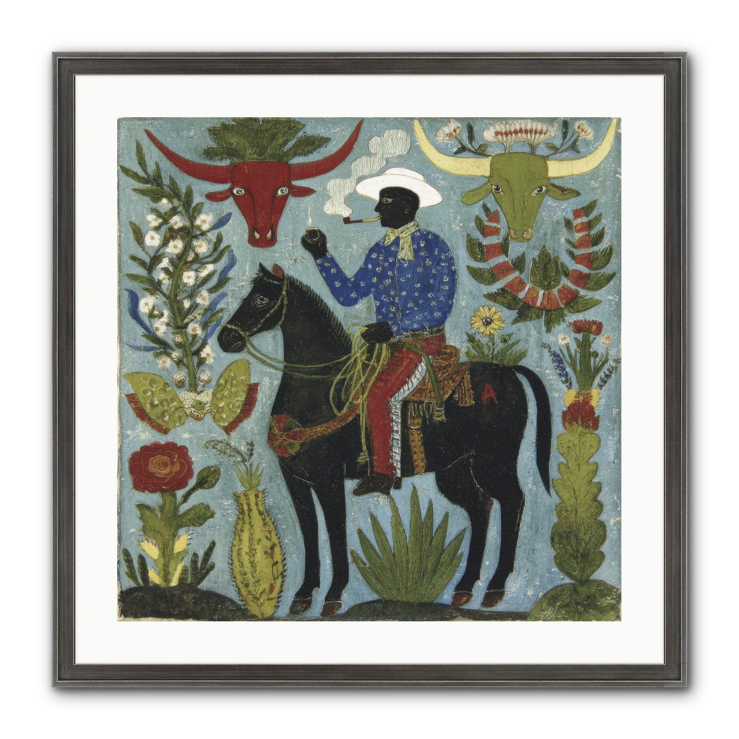 Olive Grove Agenda Framed Print - Slimwoods Black/Silver 24x24