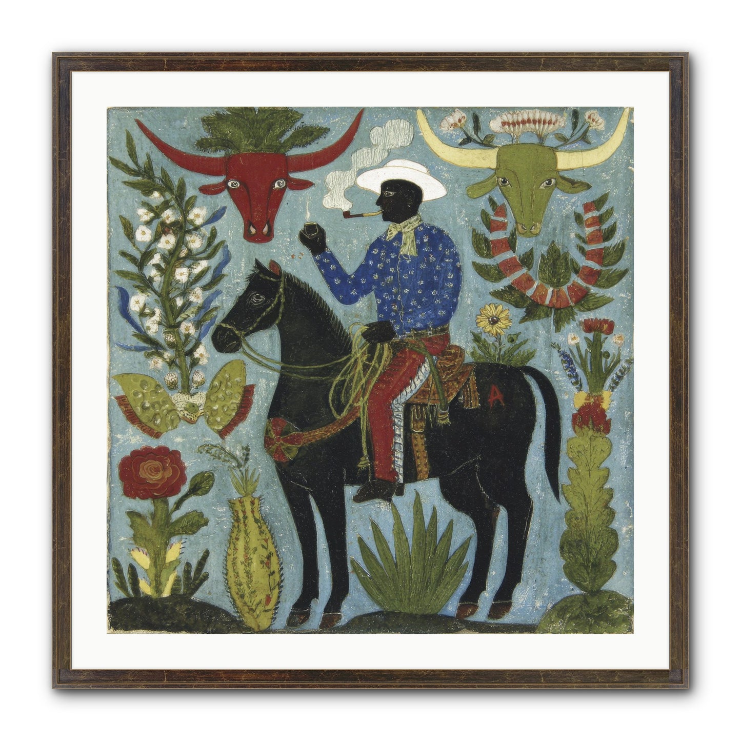 Olive Grove Agenda Framed Print - Slimwoods Black/Gold 30x30