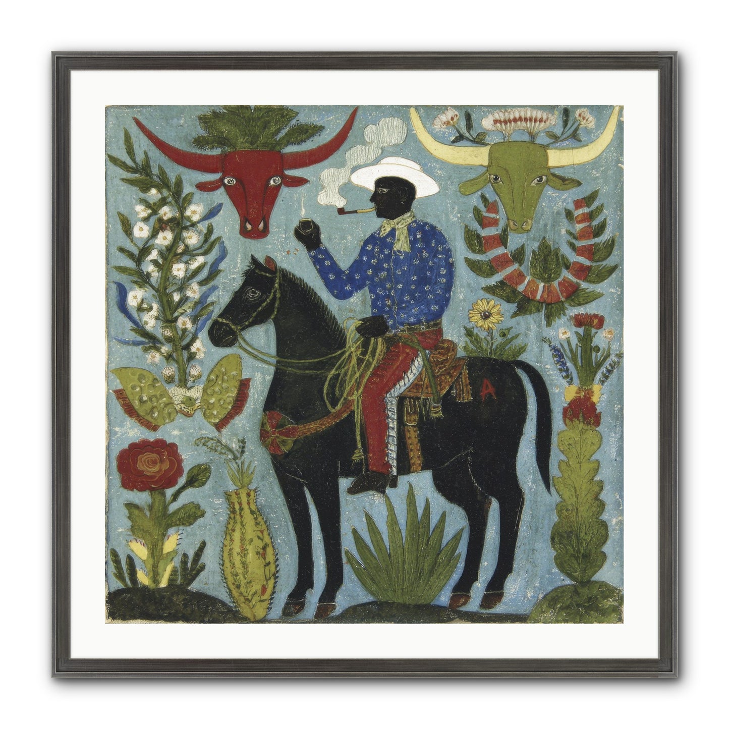Olive Grove Agenda Framed Print - Slimwoods Black/Silver 30x30