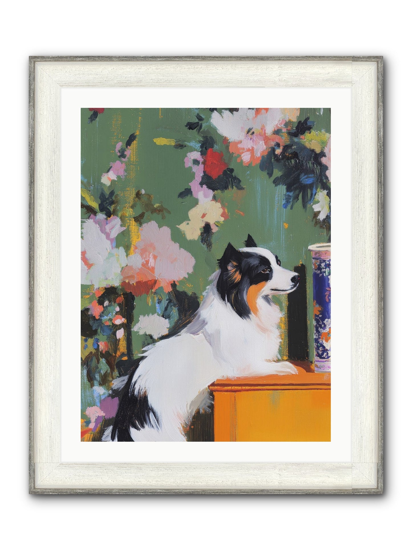 Oliver Pine Framed Print - Driftwood White 24x32