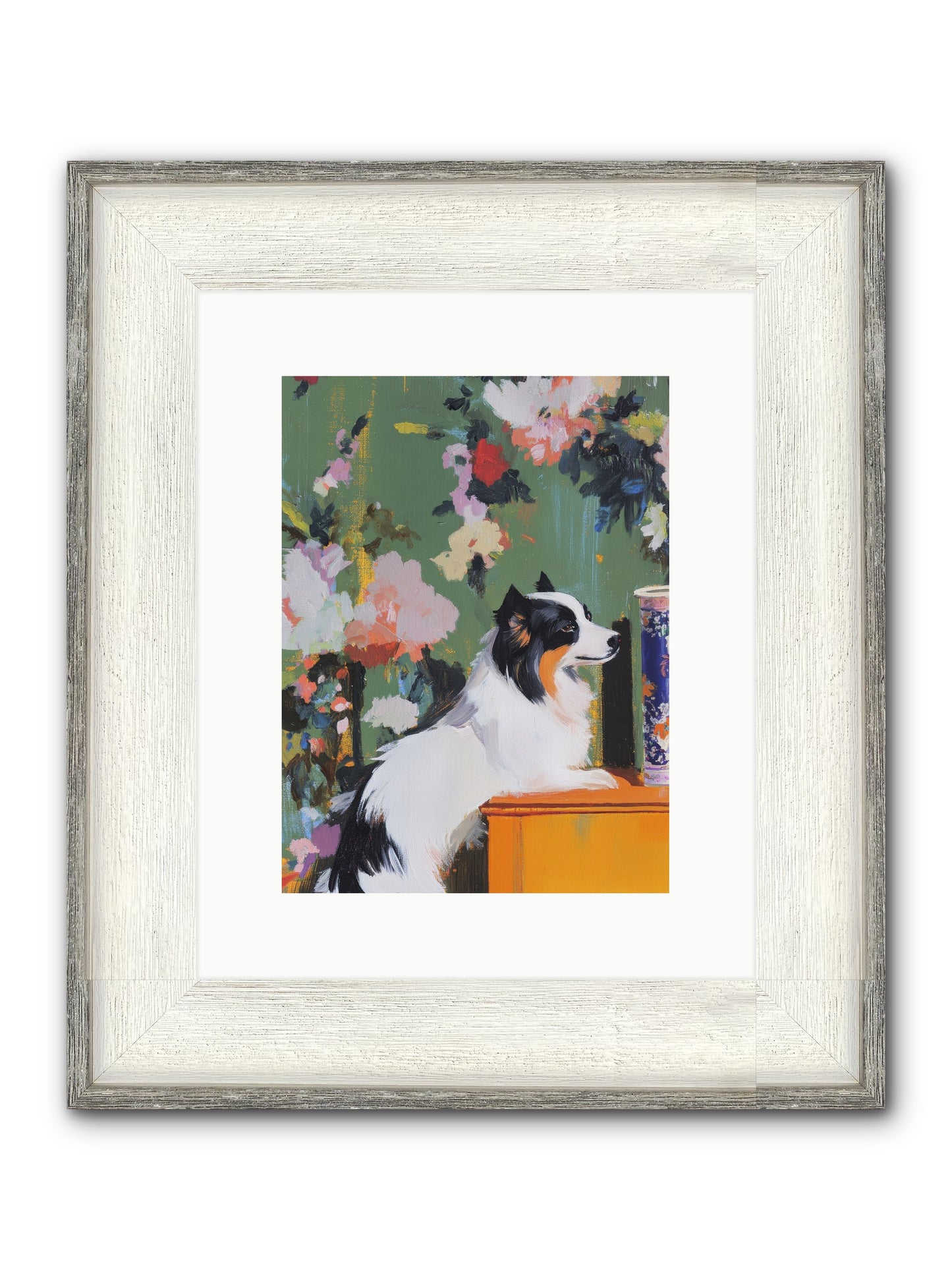 Oliver Pine Framed Print - Driftwood White 9x12