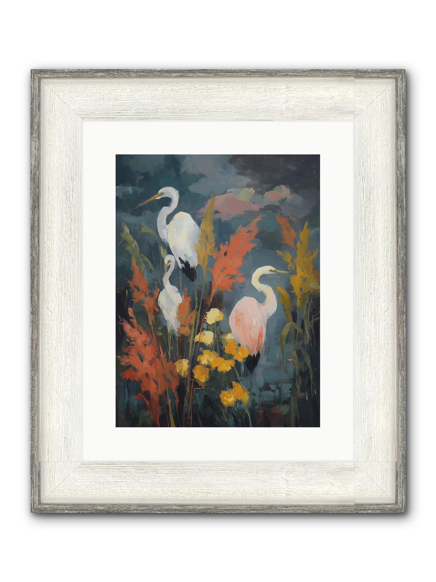 On Ancient Sands Framed Print - Driftwood White 12x16