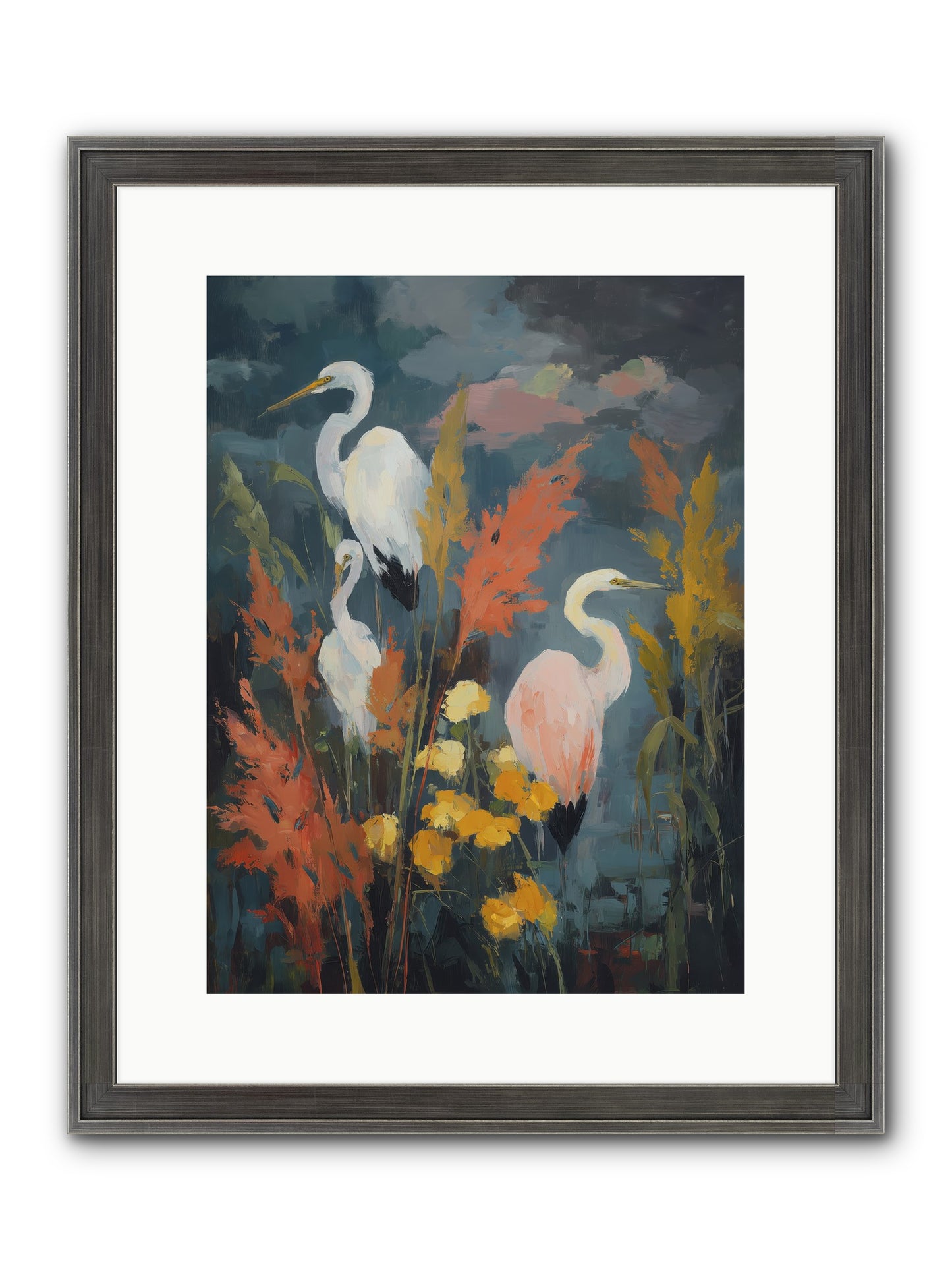 On Ancient Sands Framed Print - Slimwoods Black/Silver 12x16