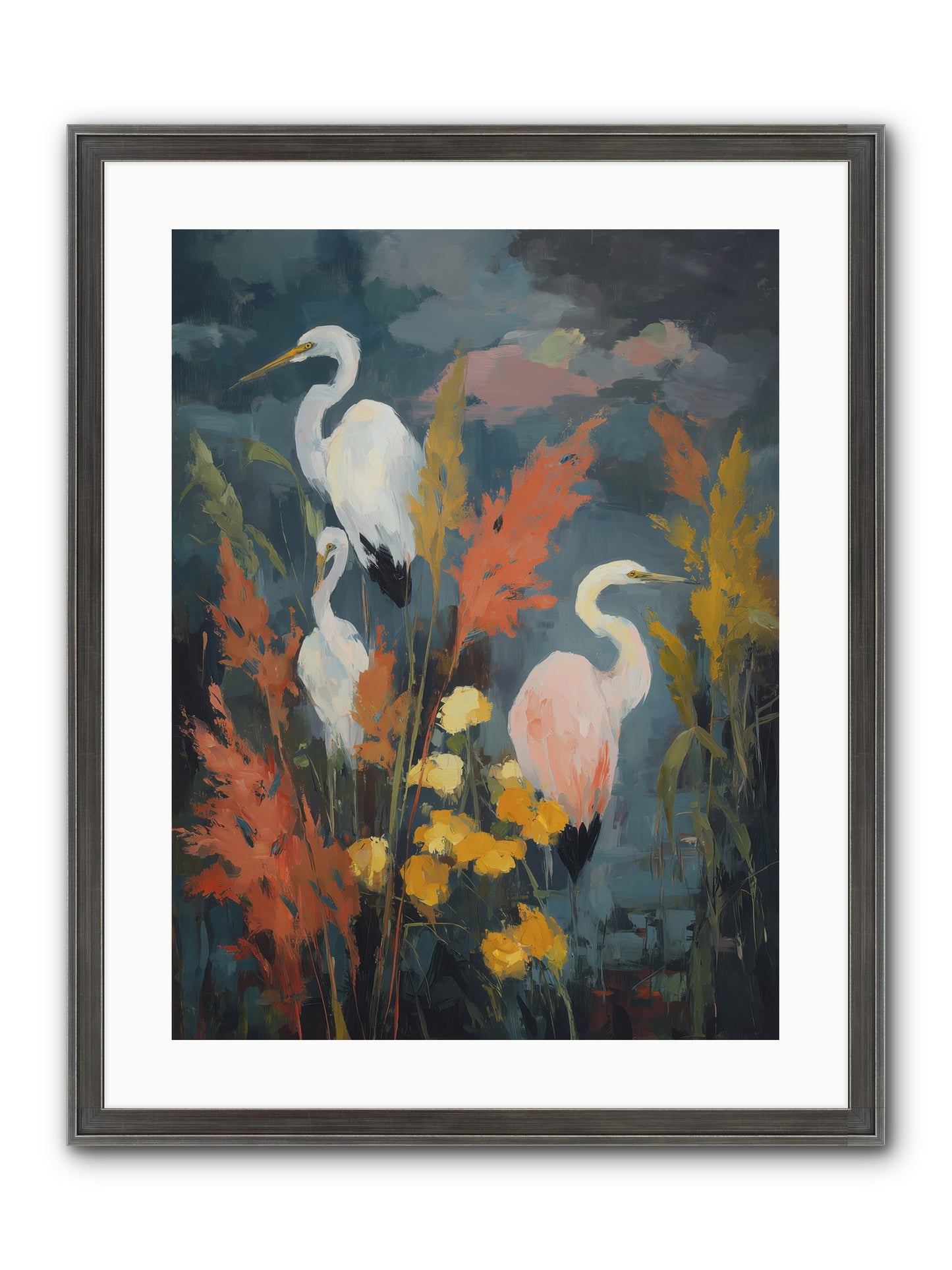 On Ancient Sands Framed Print - Slimwoods Black/Silver 18x24