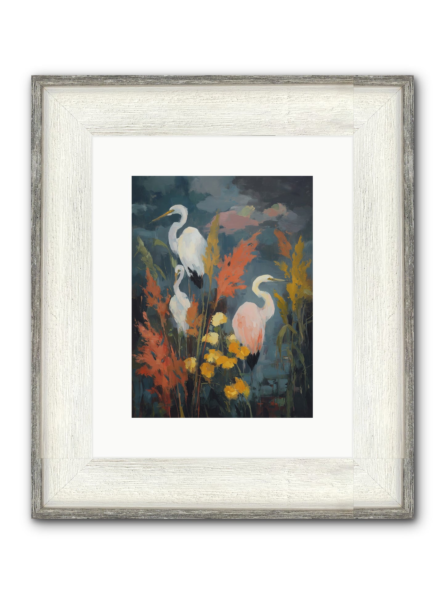 On Ancient Sands Framed Print - Driftwood White 9x12