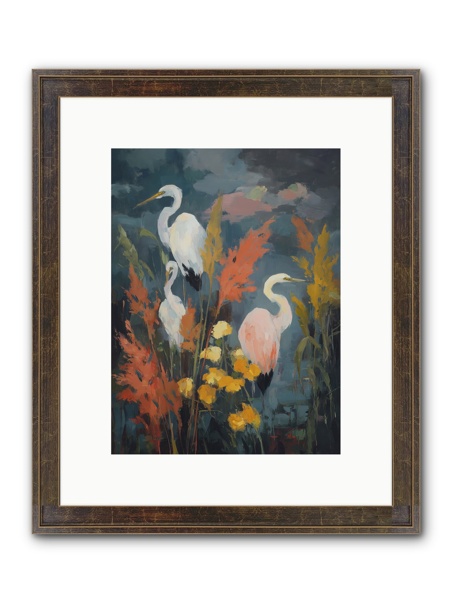 On Ancient Sands Framed Print - Slimwoods Black/Gold 9x12