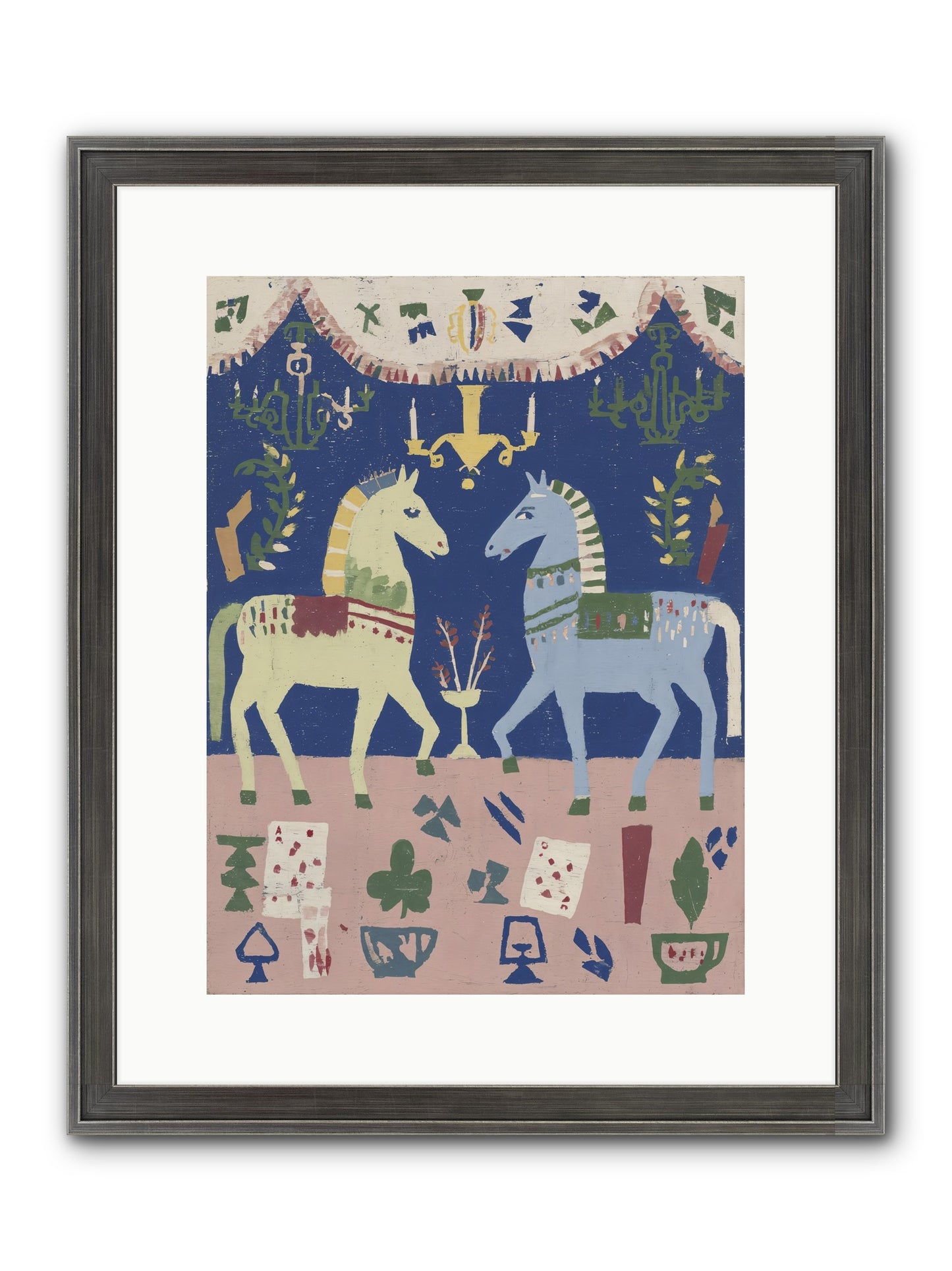 On Holiday, Of Course Framed Print - Slimwoods Black/Silver 12x16