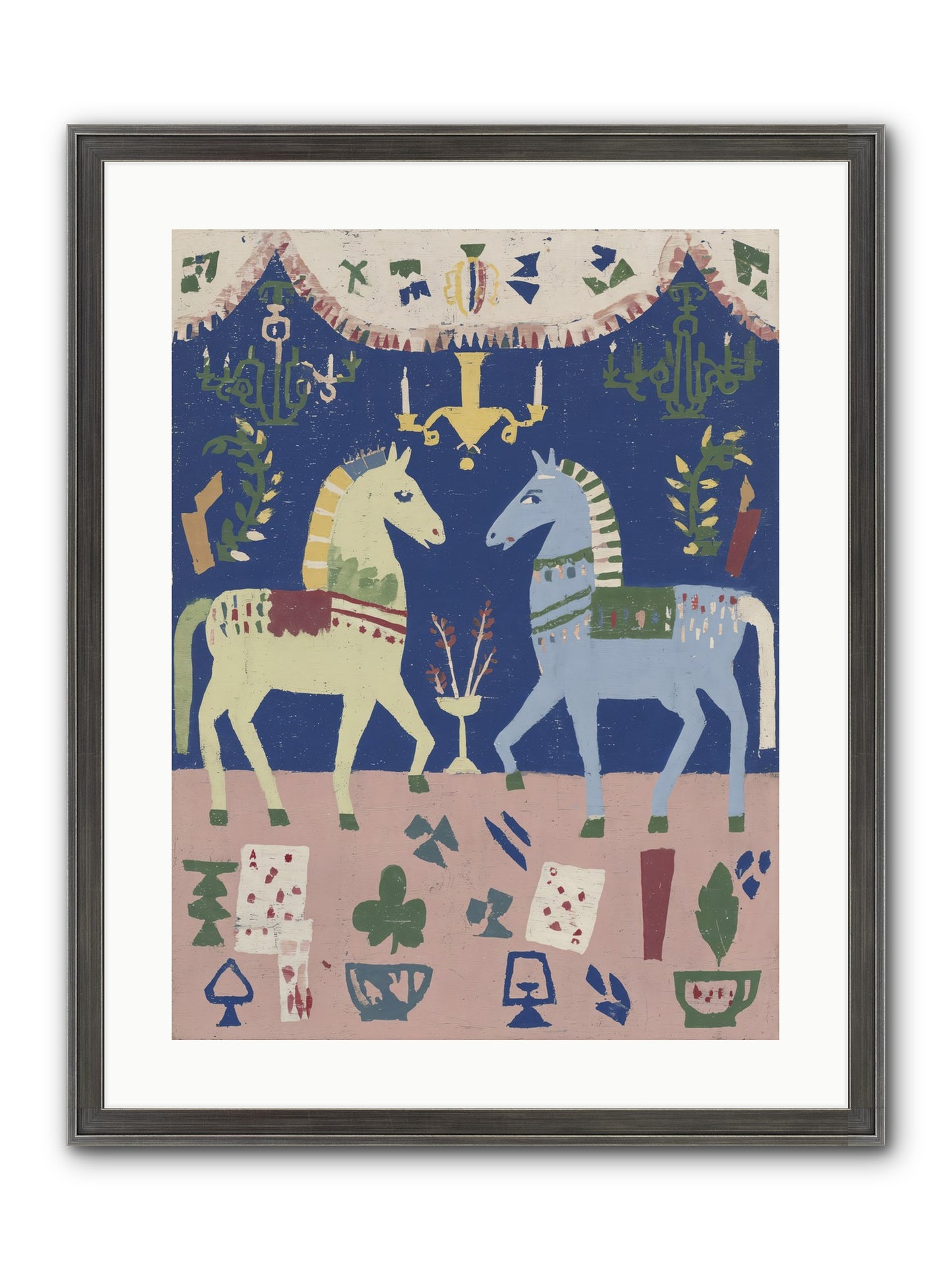 On Holiday, Of Course Framed Print - Slimwoods Black/Silver 18x24