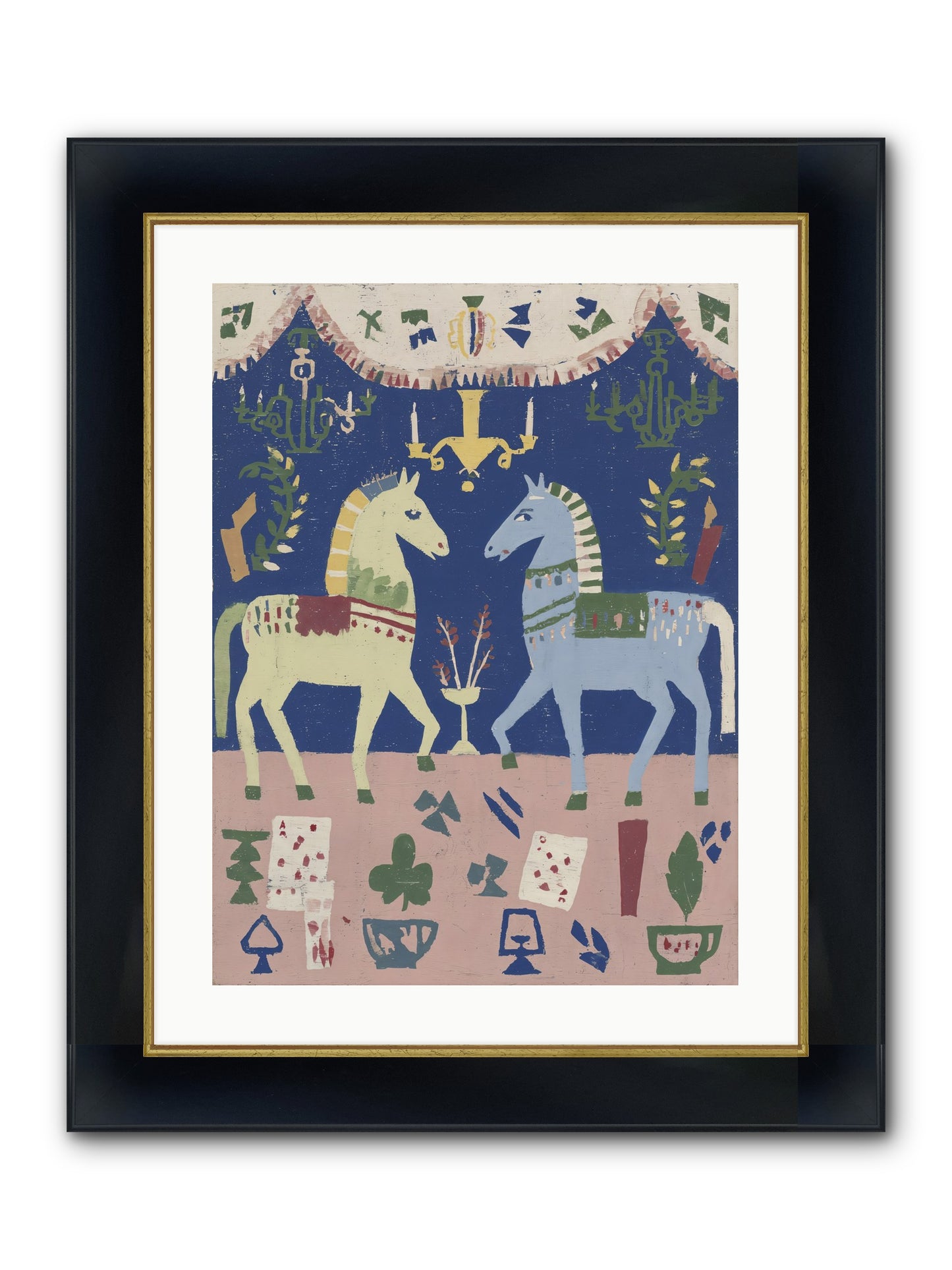On Holiday, Of Course Framed Print - Wide Black w/Gold 18x24
