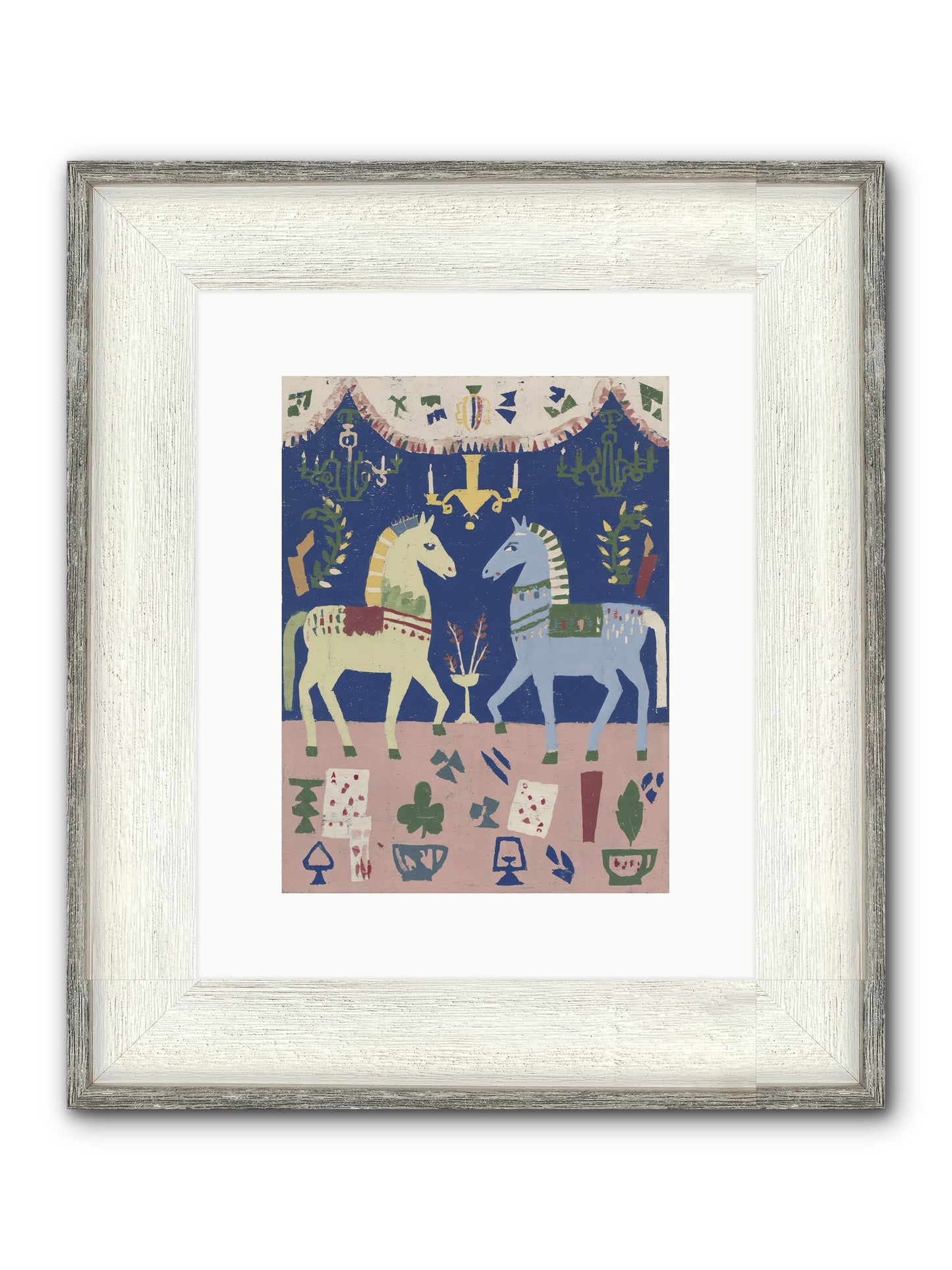 On Holiday, Of Course Framed Print - Driftwood White 9x12