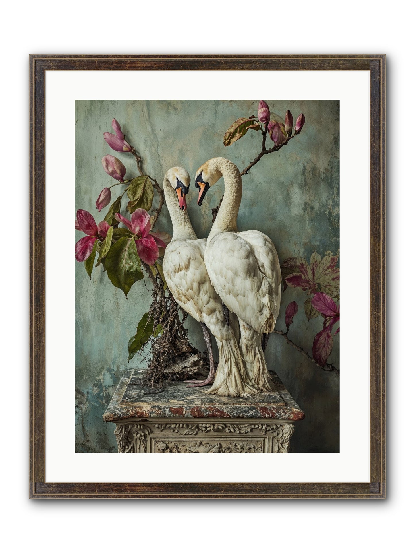 Opéra Featherette Framed Print - Slimwoods Black/Gold 18x24