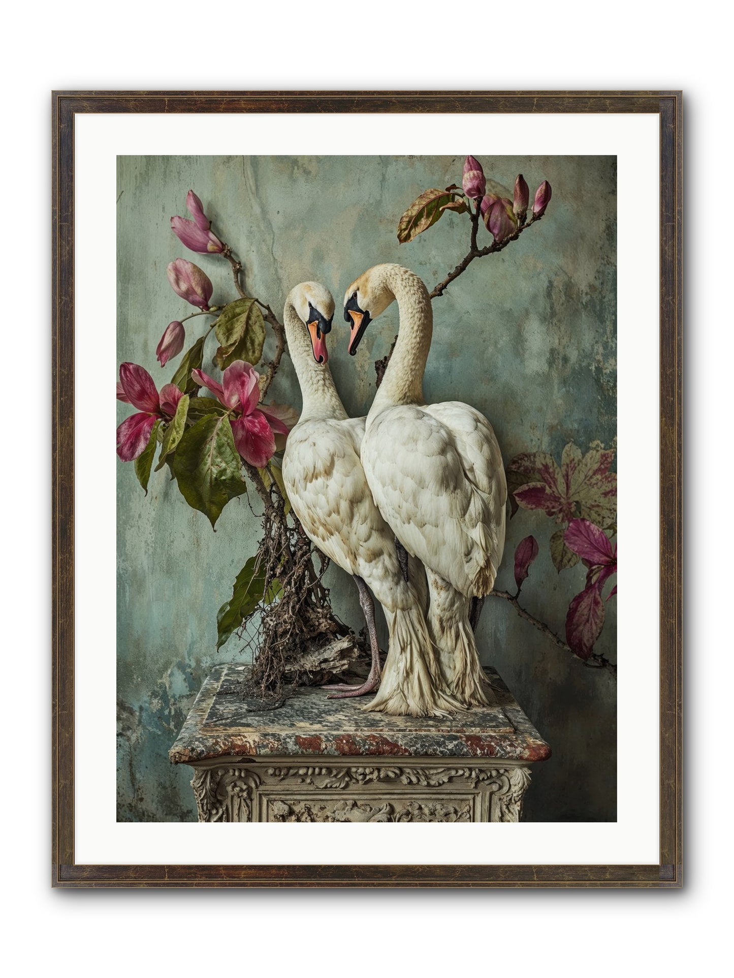 Opéra Featherette Framed Print - Slimwoods Black/Gold 24x32