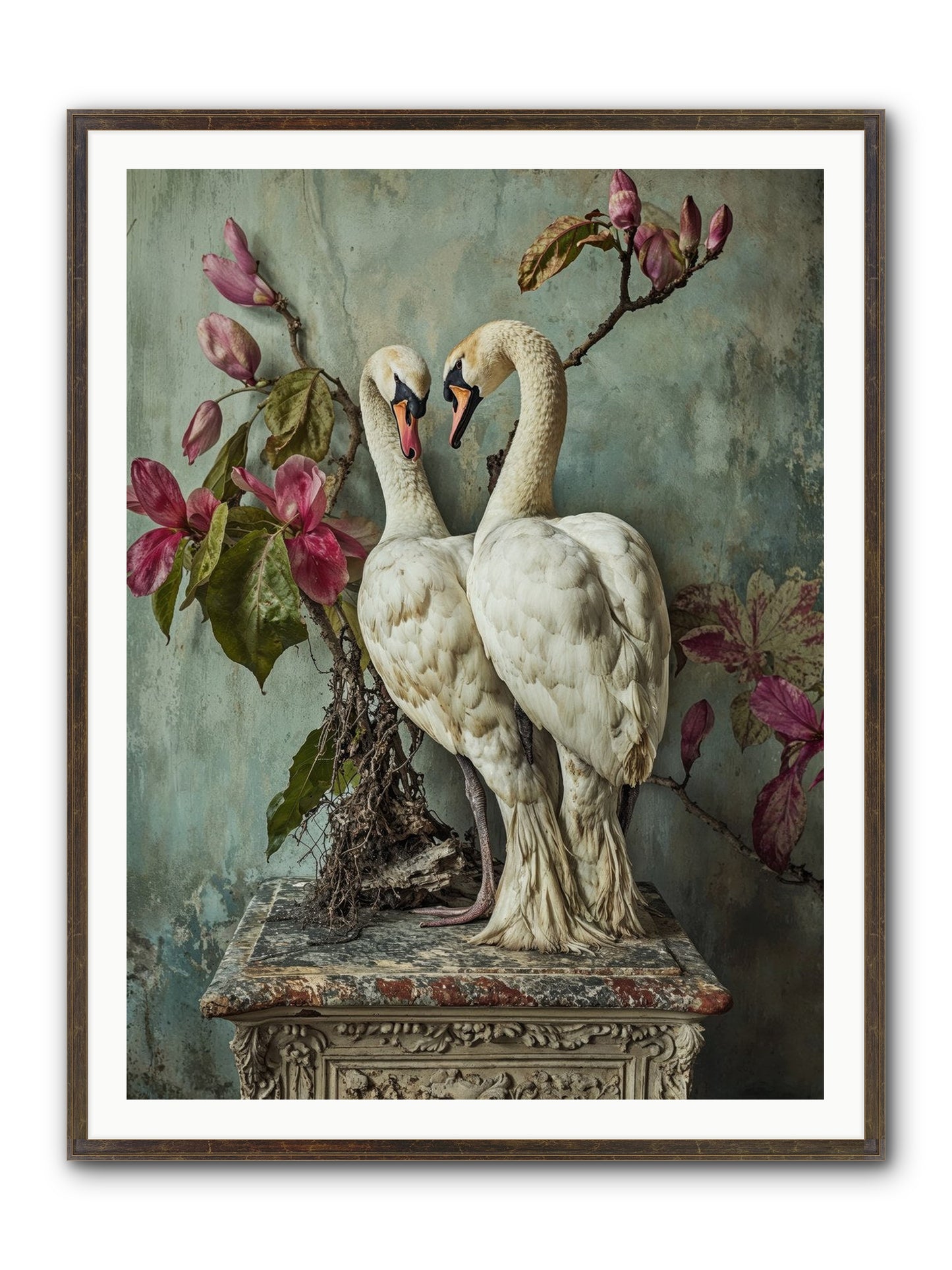 Opéra Featherette Framed Print - Slimwoods Black/Gold 36x48