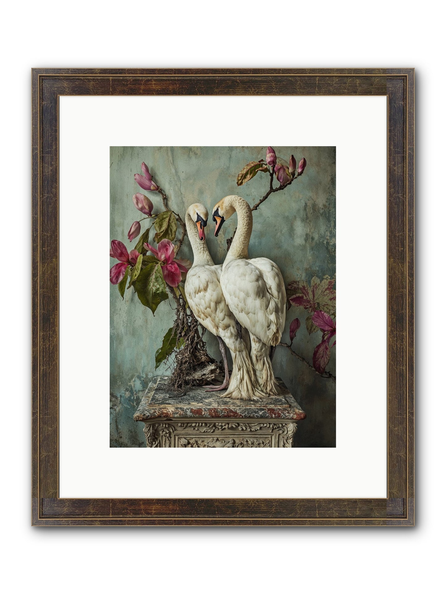 Opéra Featherette Framed Print - Slimwoods Black/Gold 9x12