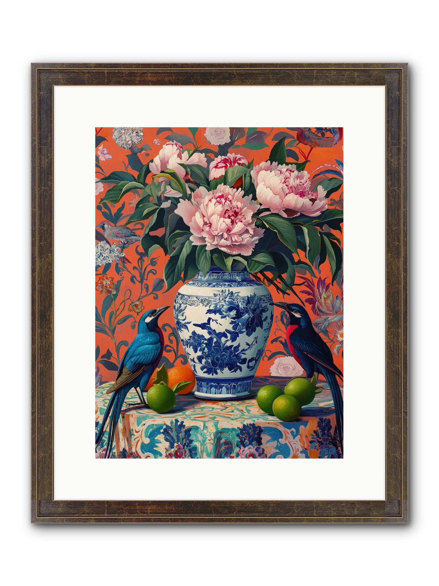 Opera Of Wild Songs Framed Print - Slimwoods Black/Gold 12x16
