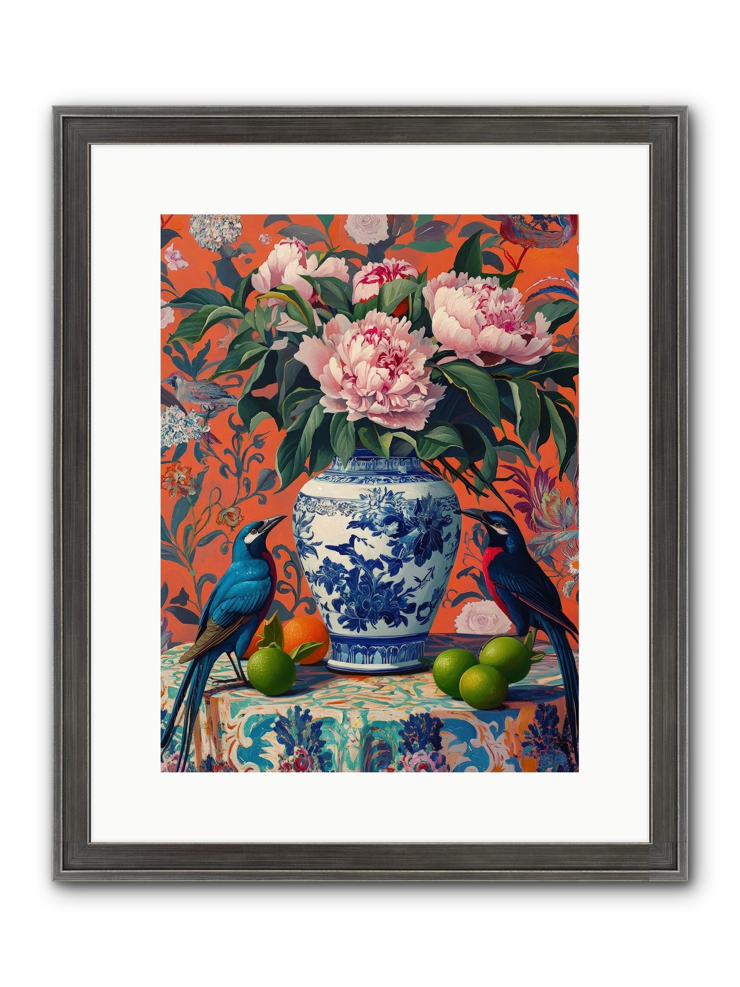 Opera Of Wild Songs Framed Print - Slimwoods Black/Silver 12x16