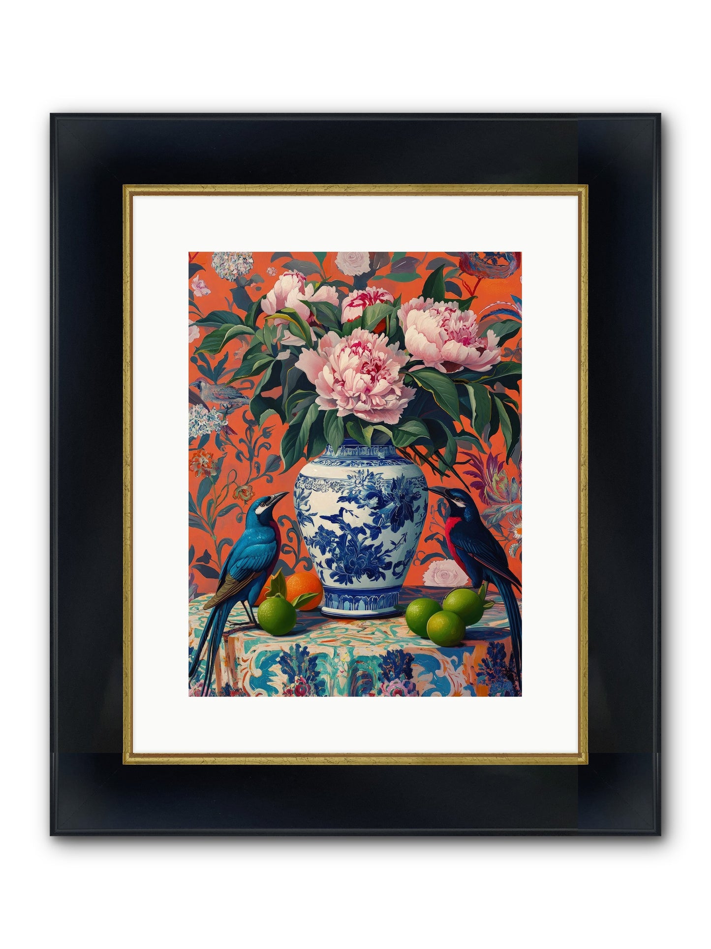 Opera Of Wild Songs Framed Print - Wide Black w/Gold 12x16