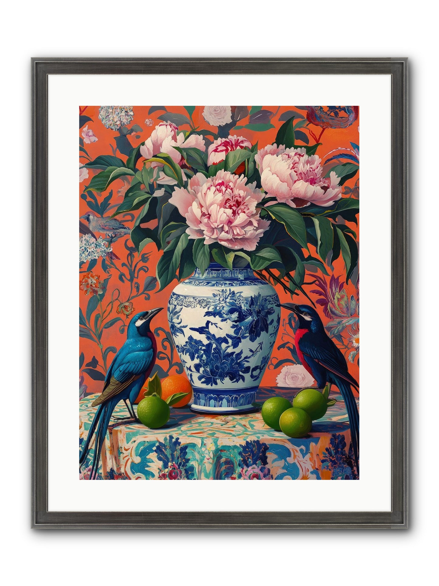 Opera Of Wild Songs Framed Print - Slimwoods Black/Silver 18x24