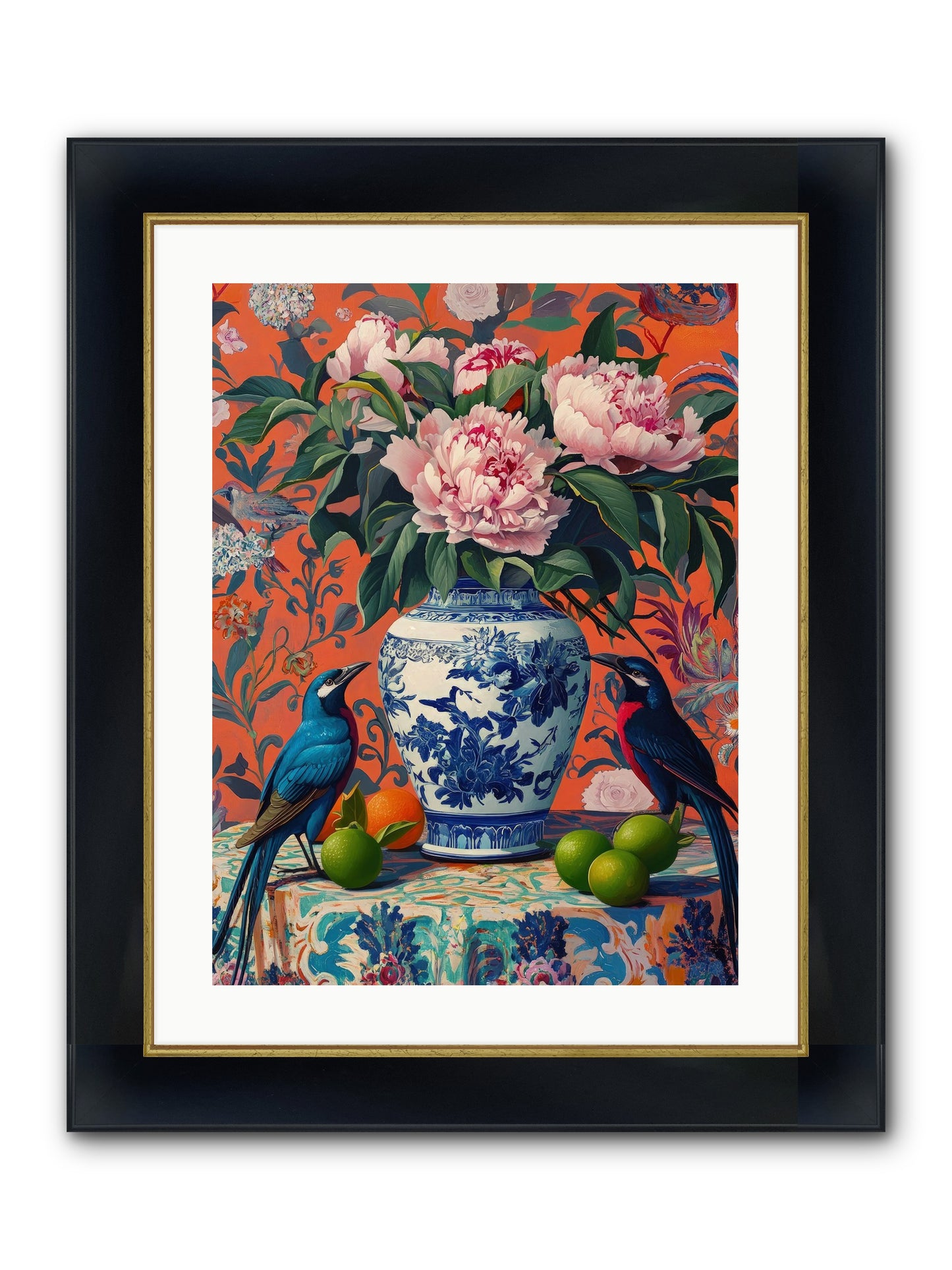 Opera Of Wild Songs Framed Print - Wide Black w/Gold 18x24