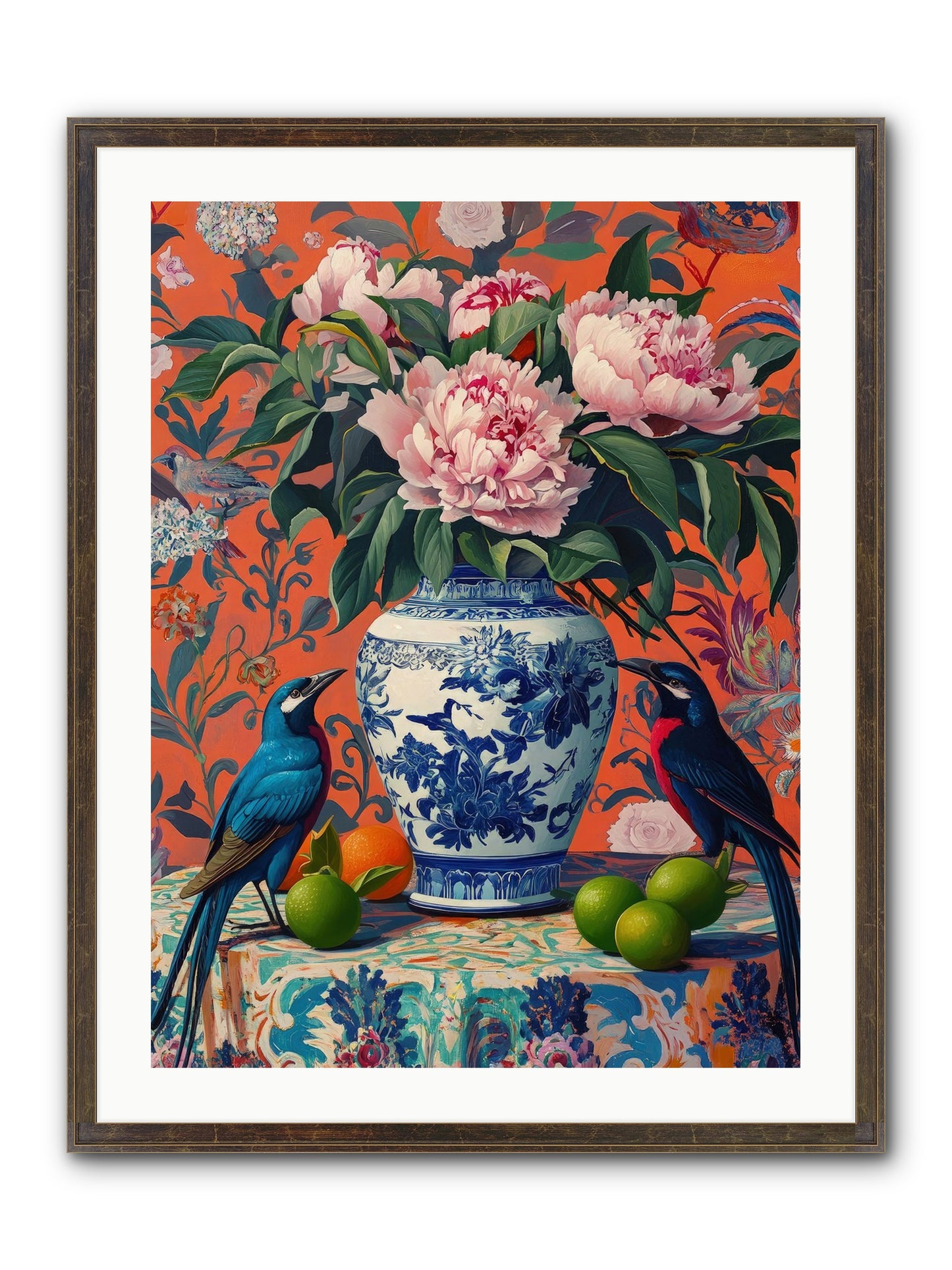 Opera Of Wild Songs Framed Print - Slimwoods Black/Gold 24x32