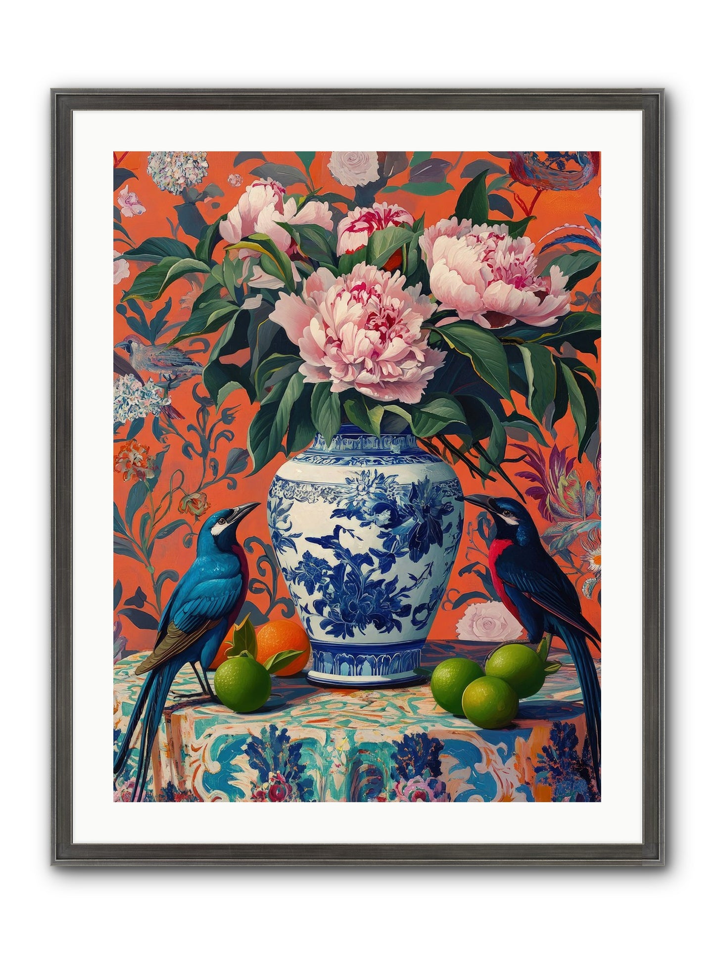 Opera Of Wild Songs Framed Print - Slimwoods Black/Silver 24x32