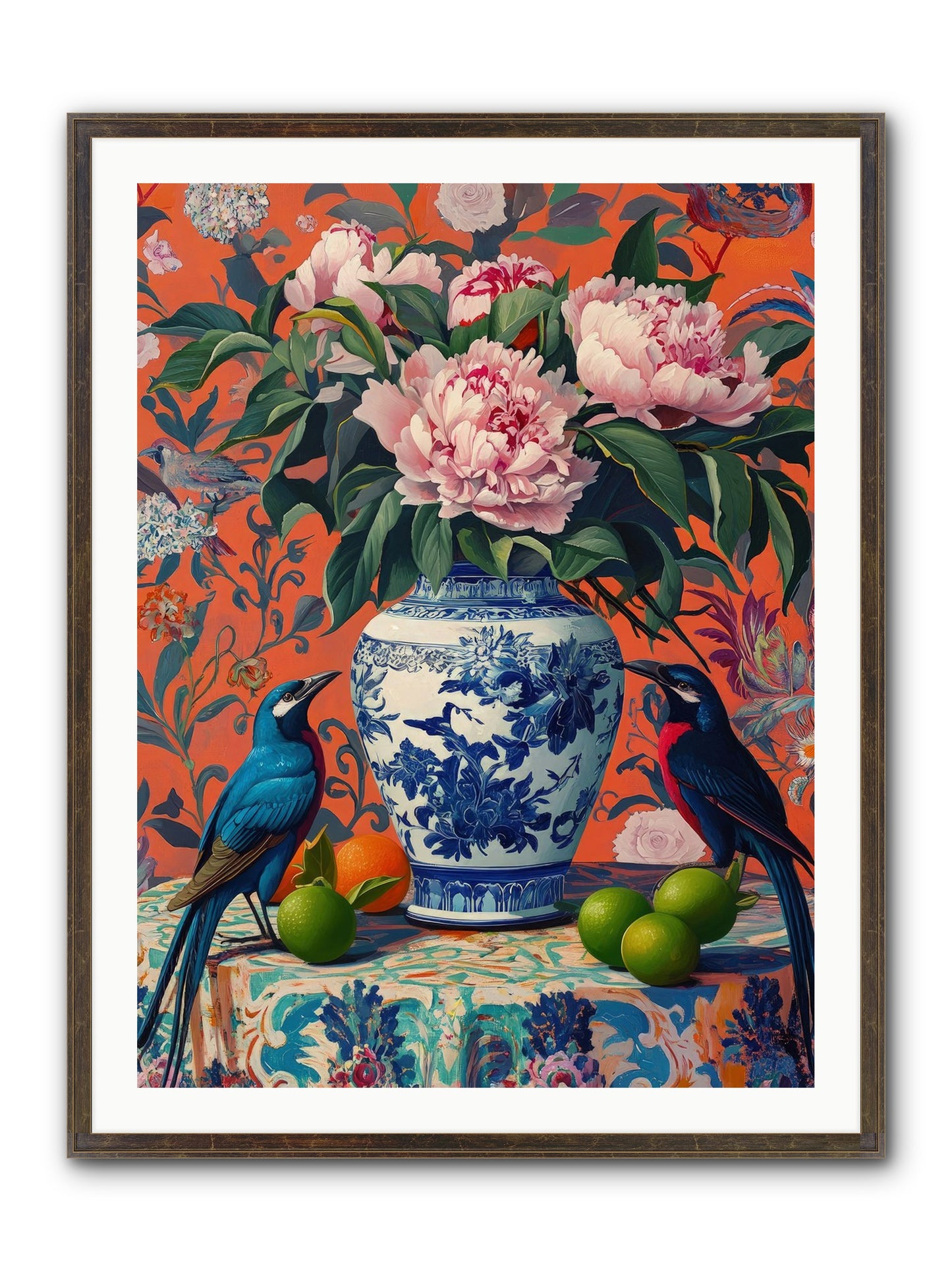 Opera Of Wild Songs Framed Print - Slimwoods Black/Gold 30x40
