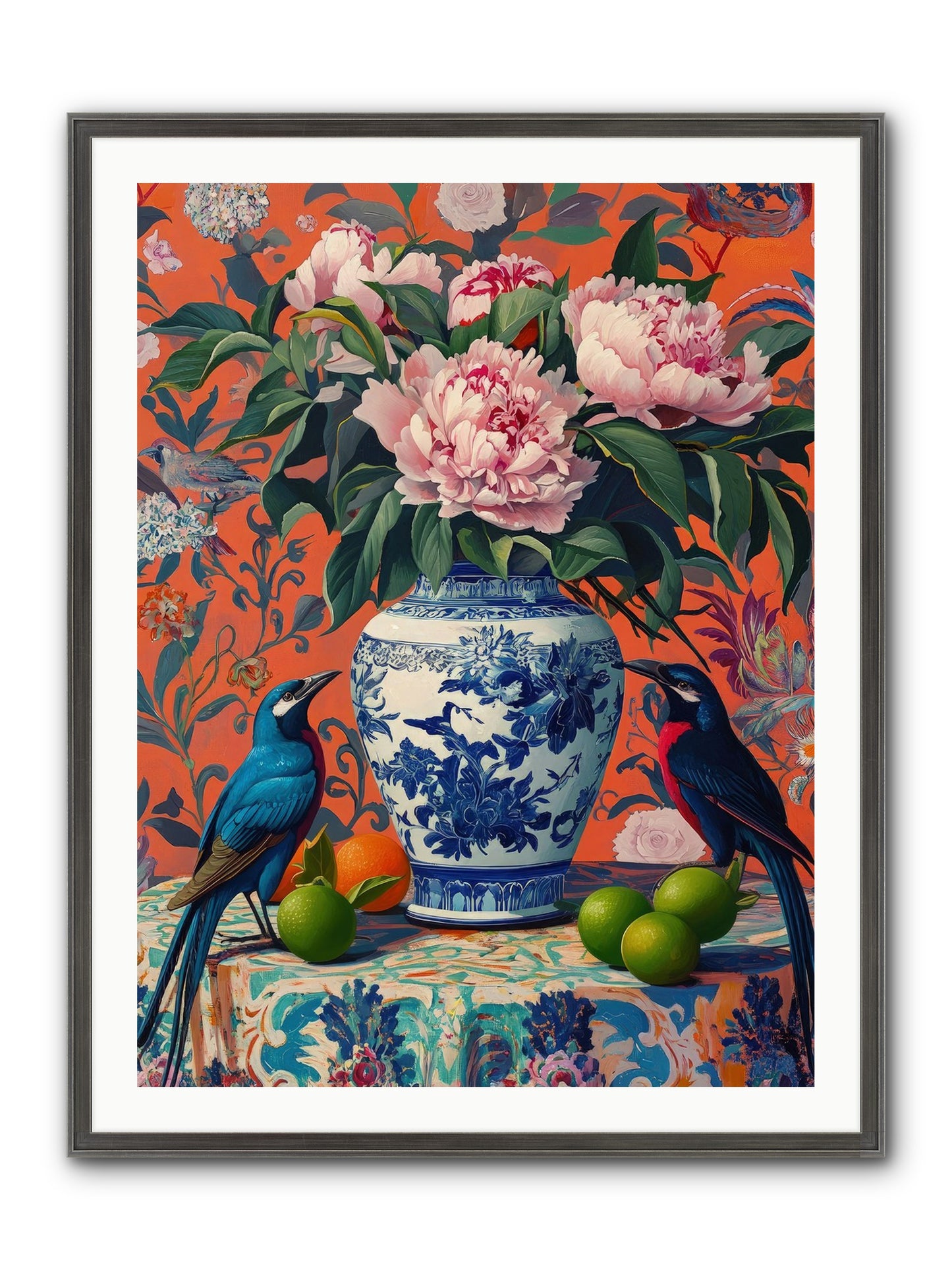 Opera Of Wild Songs Framed Print - Slimwoods Black/Silver 30x40