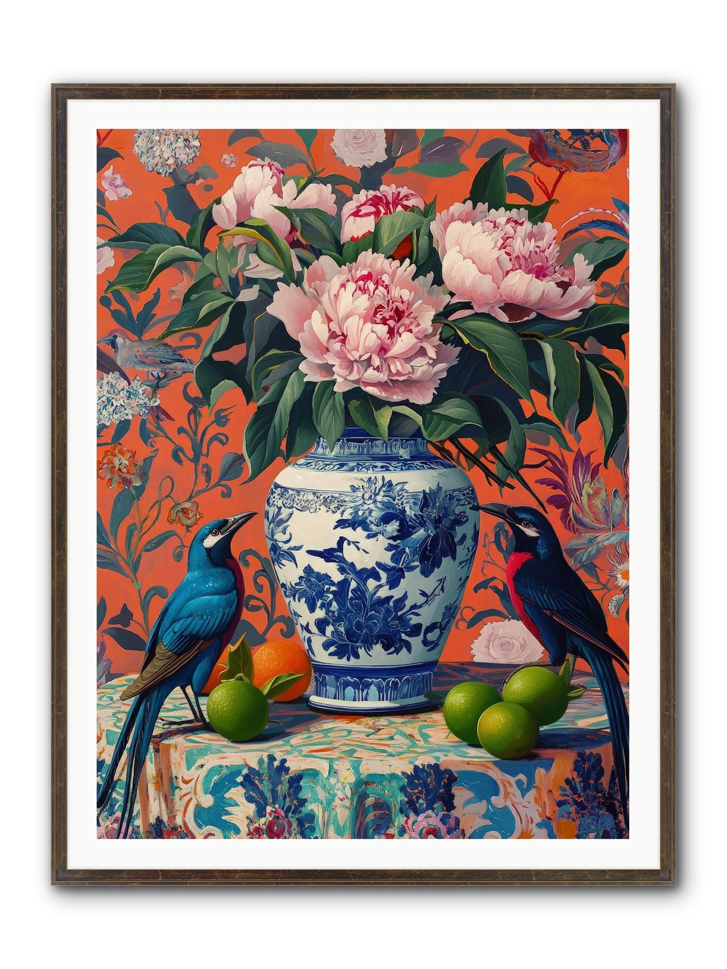 Opera Of Wild Songs Framed Print - Slimwoods Black/Gold 36x48
