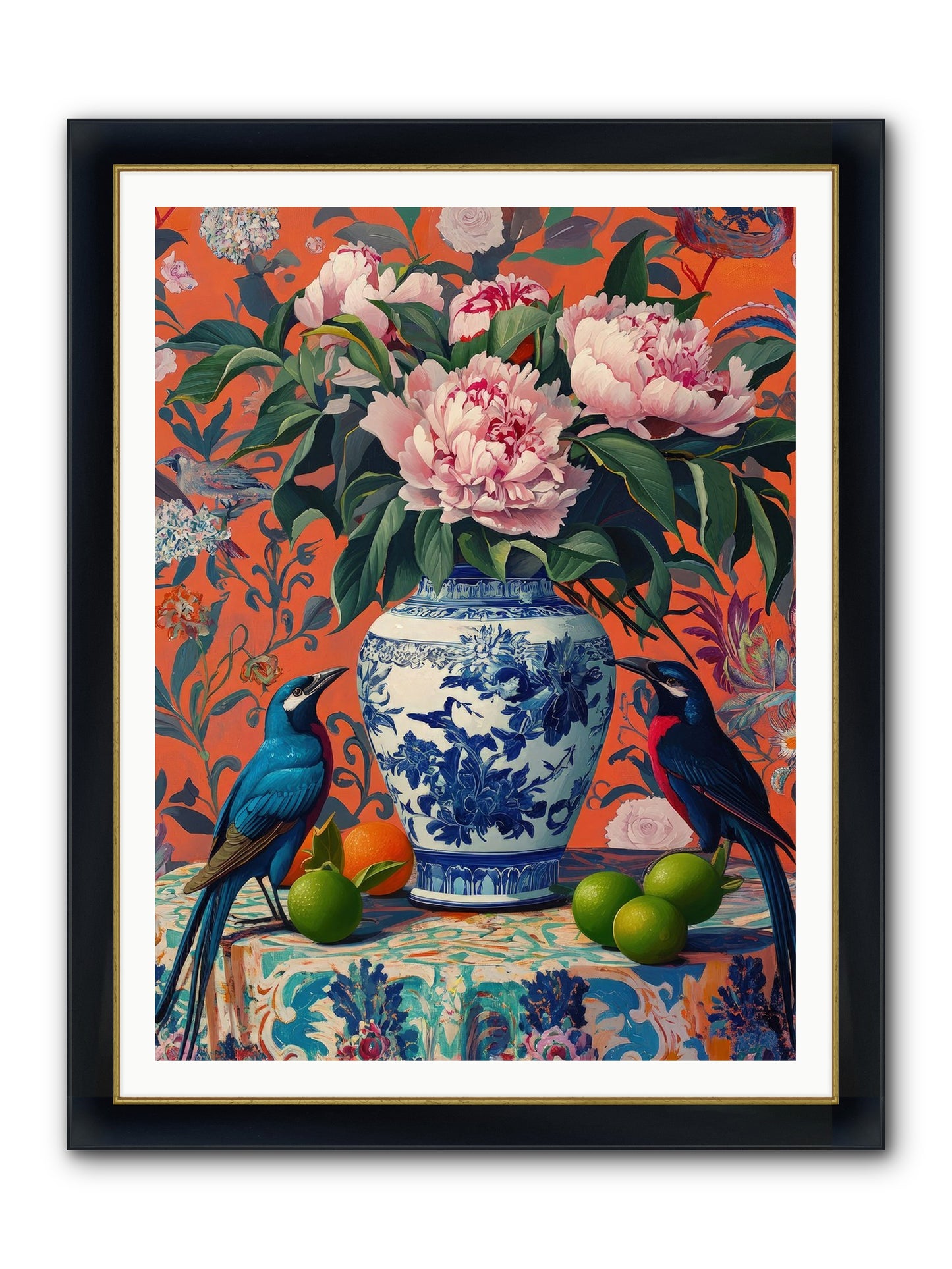 Opera Of Wild Songs Framed Print - Wide Black w/Gold 36x48