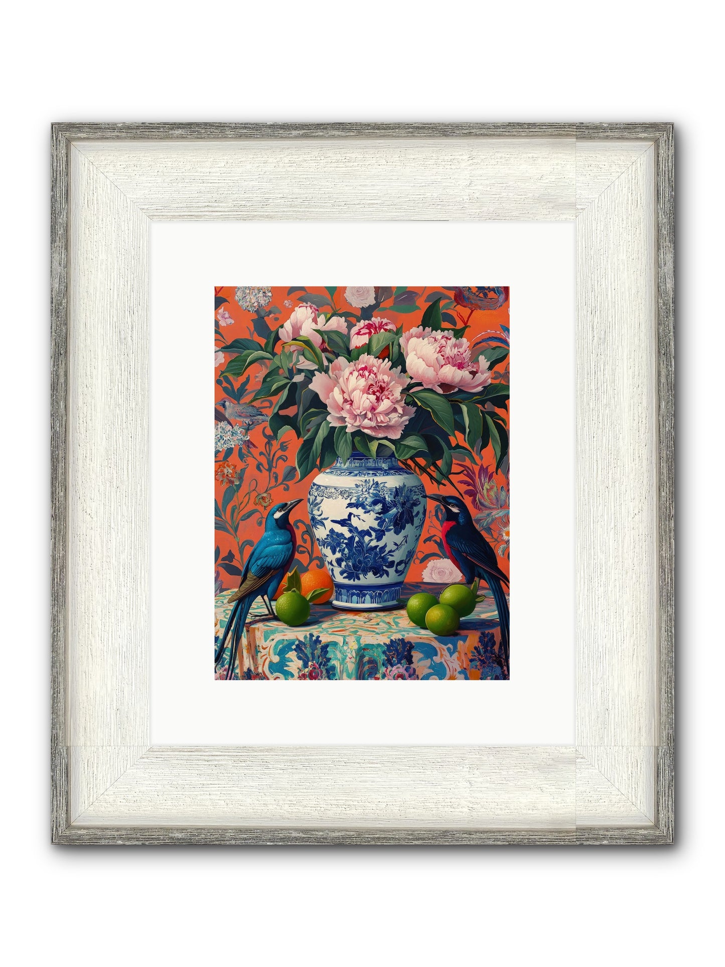 Opera Of Wild Songs Framed Print - Driftwood White 9x12