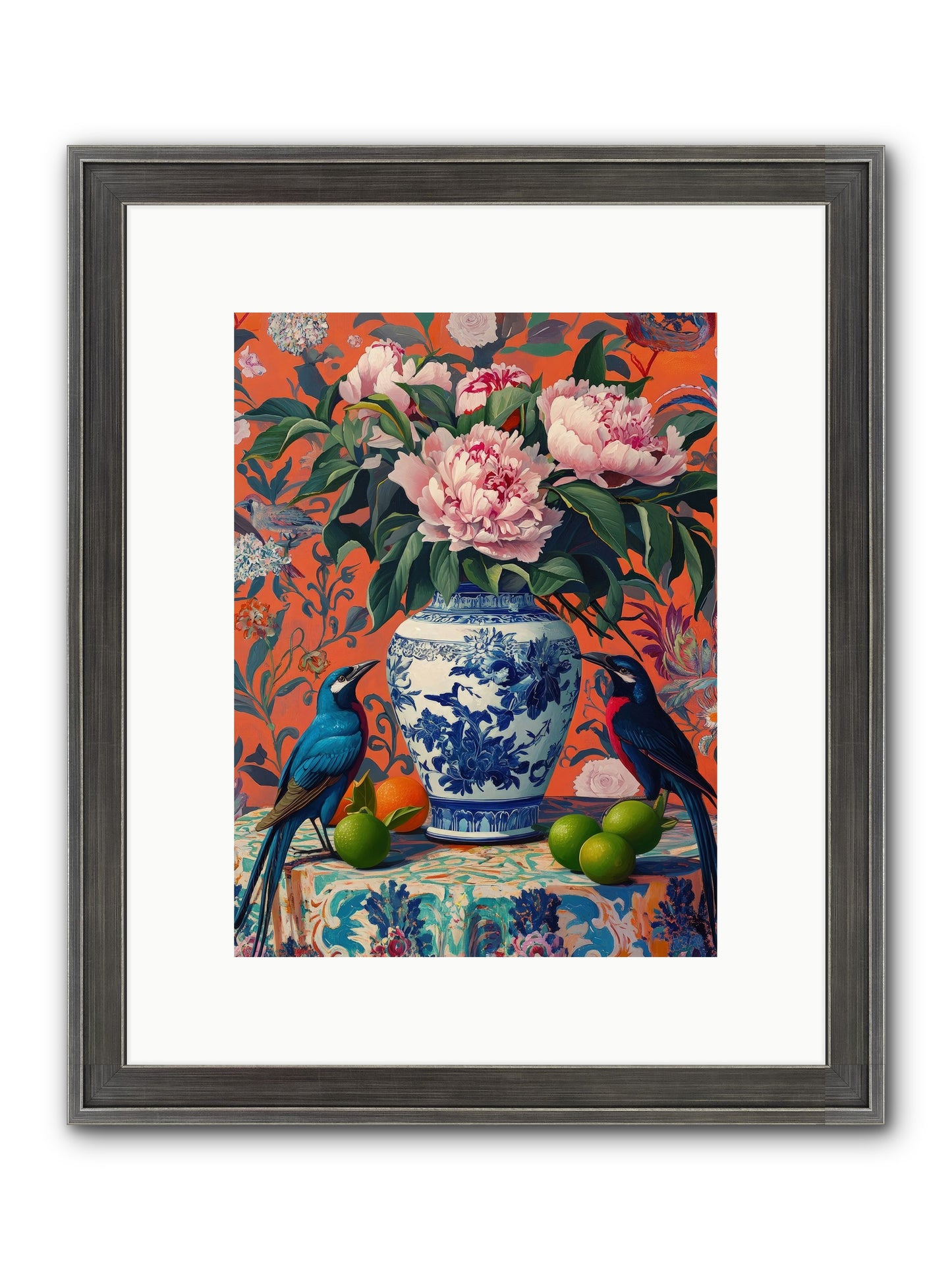 Opera Of Wild Songs Framed Print - Slimwoods Black/Silver 9x12