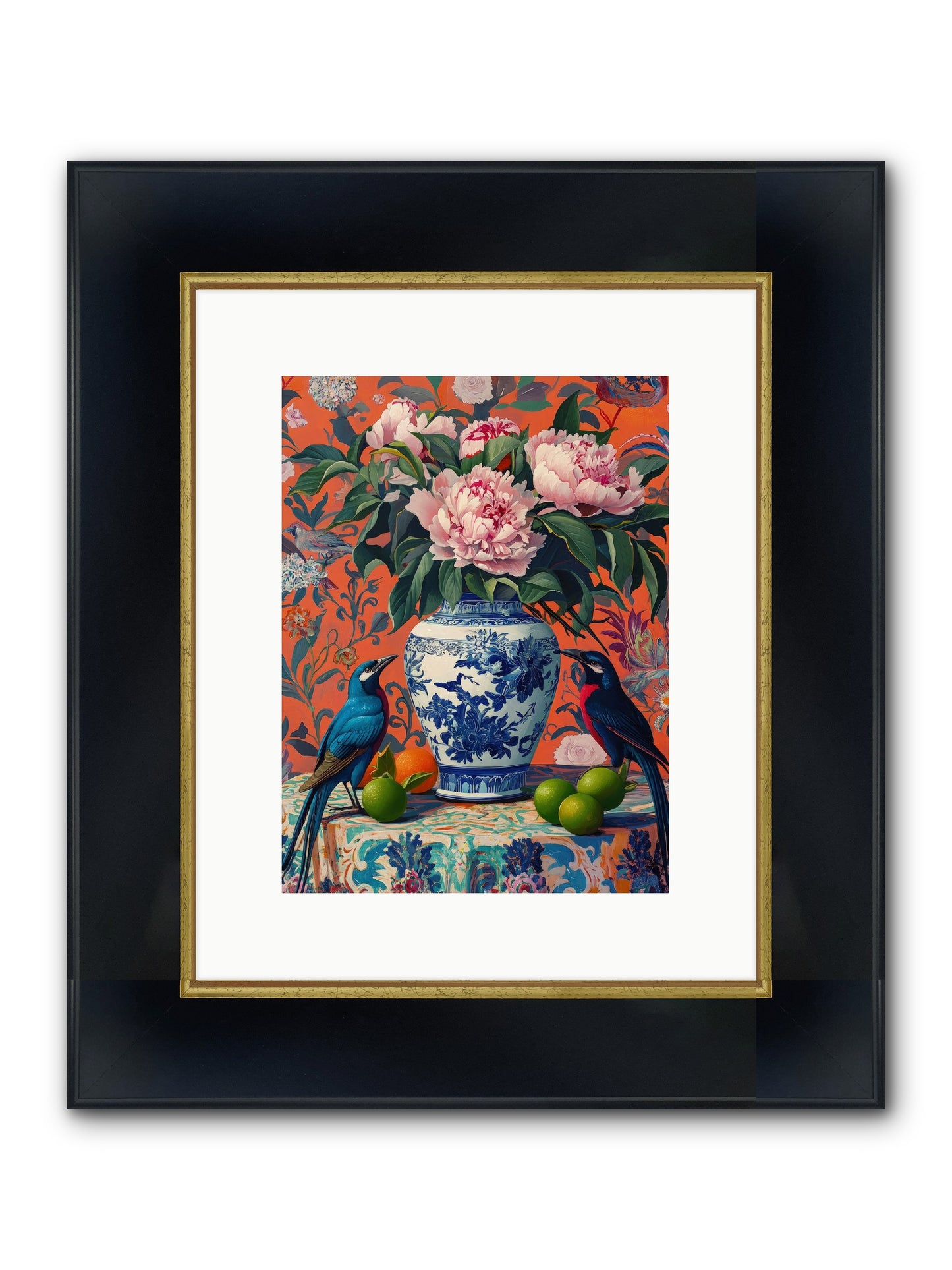 Opera Of Wild Songs Framed Print - Wide Black w/Gold 9x12