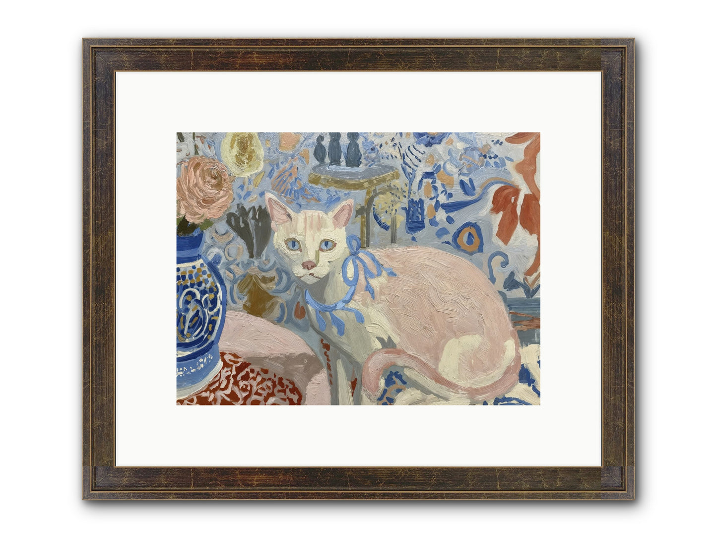 Opinions About Wallpaper Framed Print - Slimwoods Black/Gold 12x9