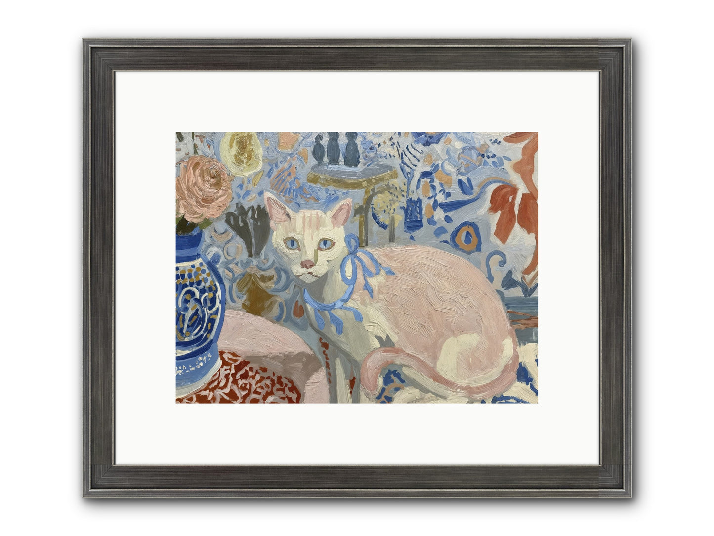 Opinions About Wallpaper Framed Print - Slimwoods Black/Silver 12x9
