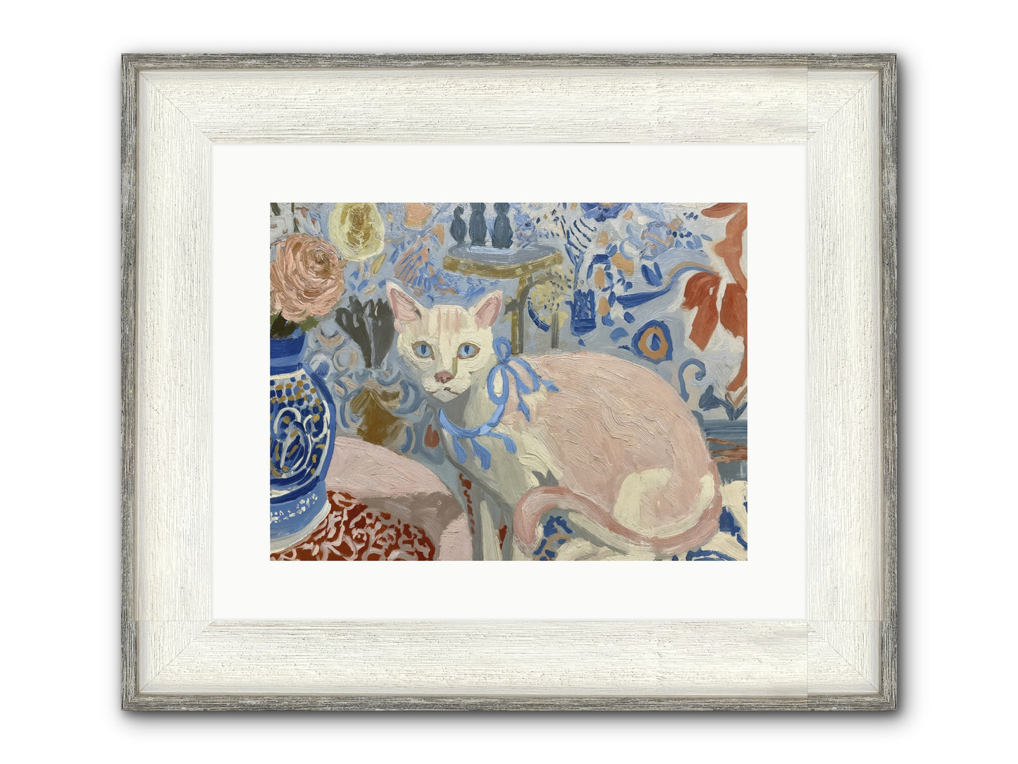 Opinions About Wallpaper Framed Print - Driftwood White 16x12