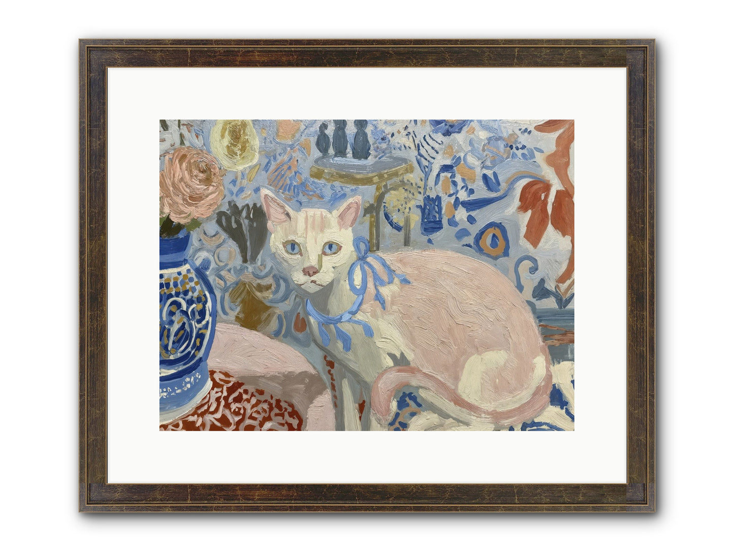 Opinions About Wallpaper Framed Print - Slimwoods Black/Gold 16x12