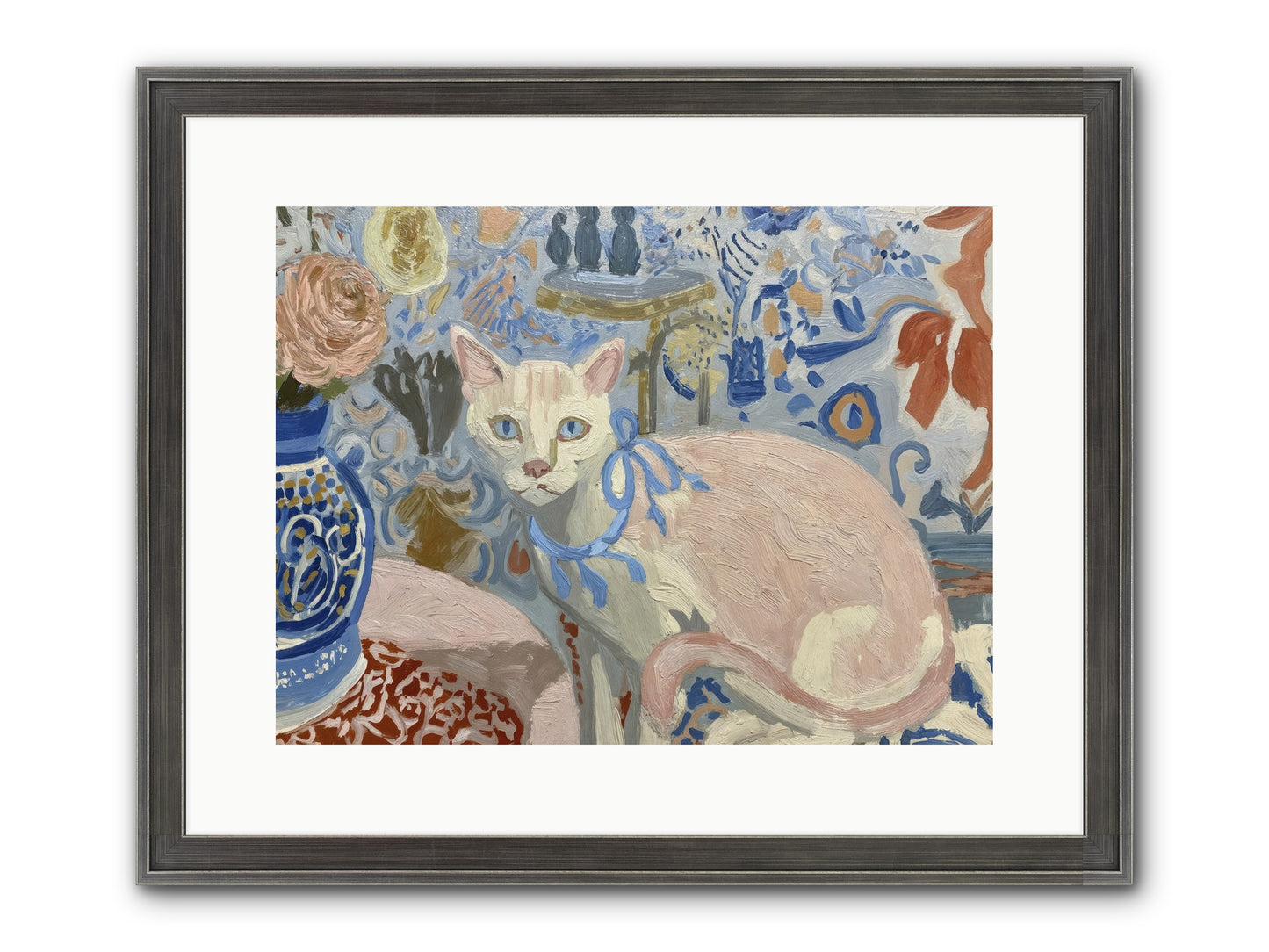 Opinions About Wallpaper Framed Print - Slimwoods Black/Silver 16x12