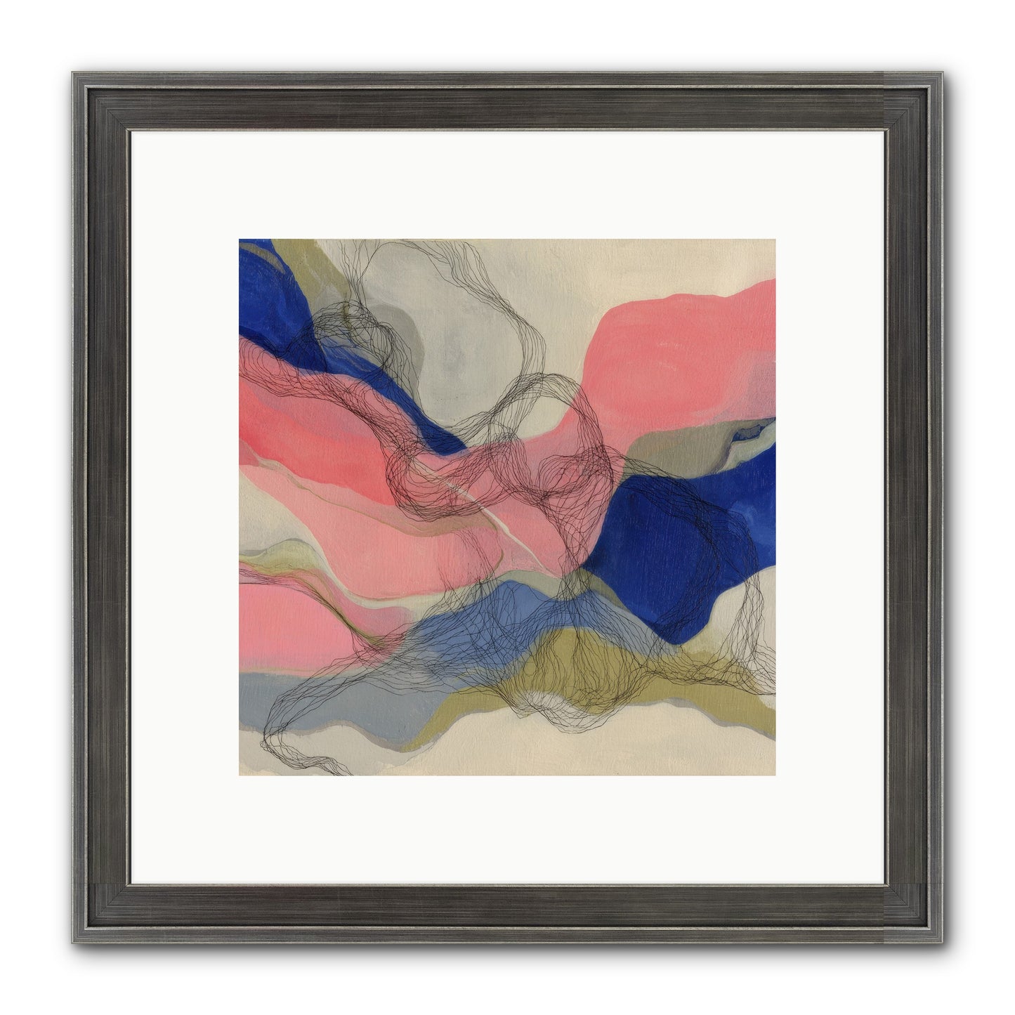Orionis Framed Print - Slimwoods Black/Silver 10x10