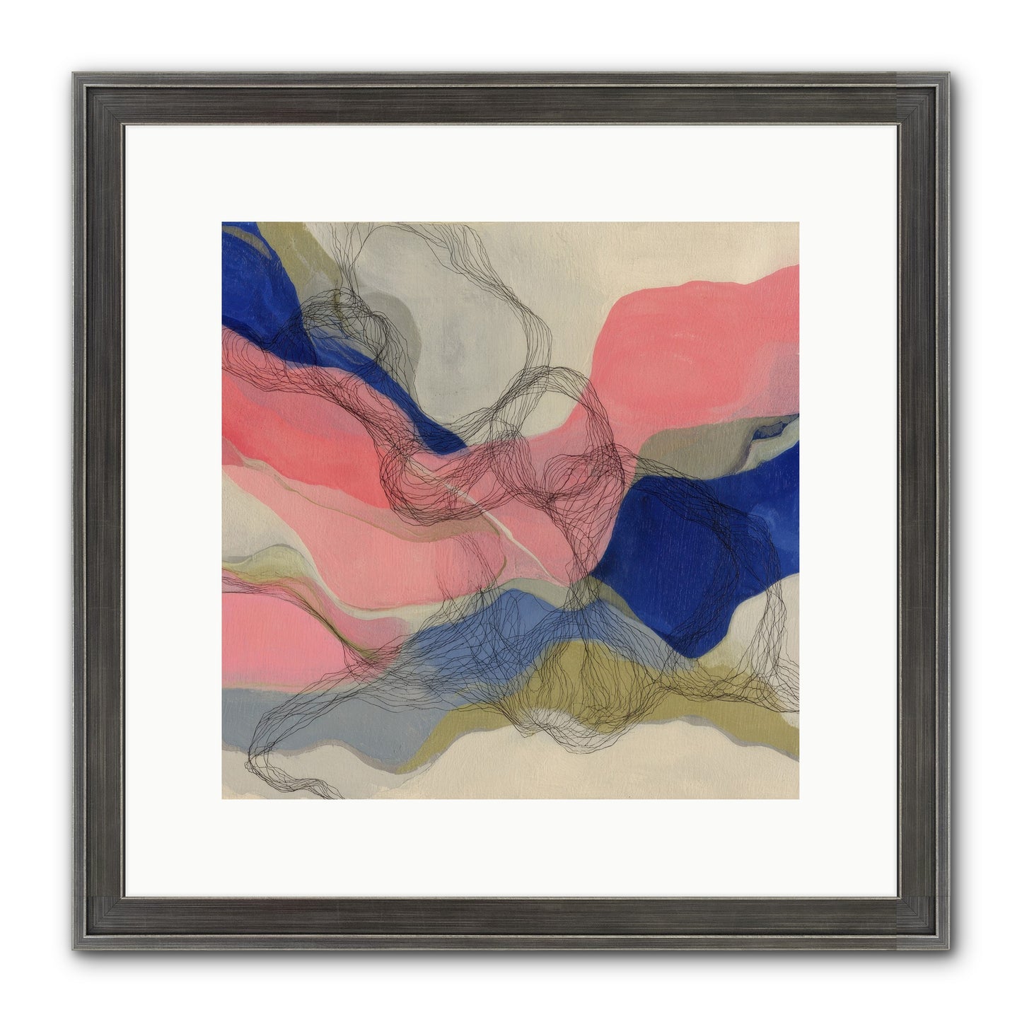 Orionis Framed Print - Slimwoods Black/Silver 12x12