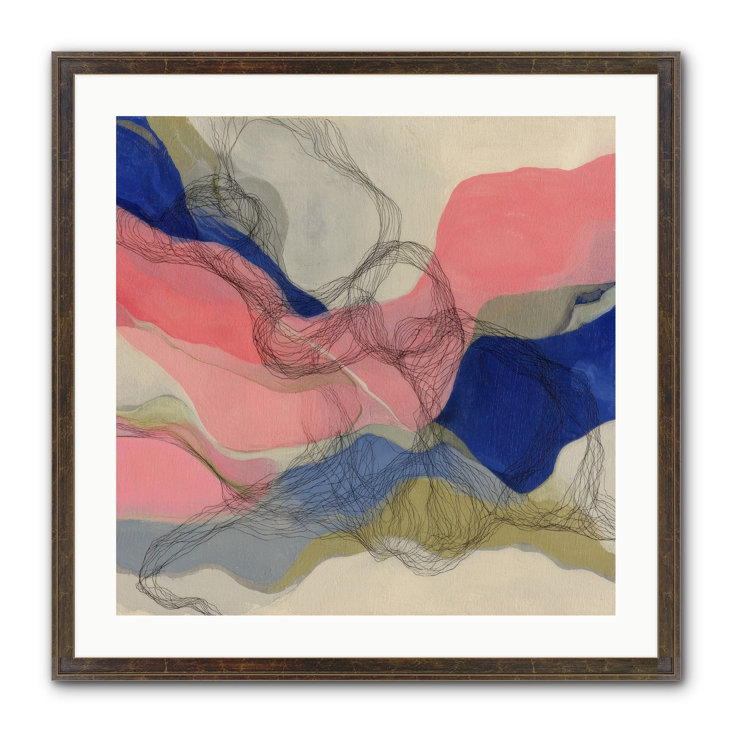 Orionis Framed Print - Slimwoods Black/Gold 24x24